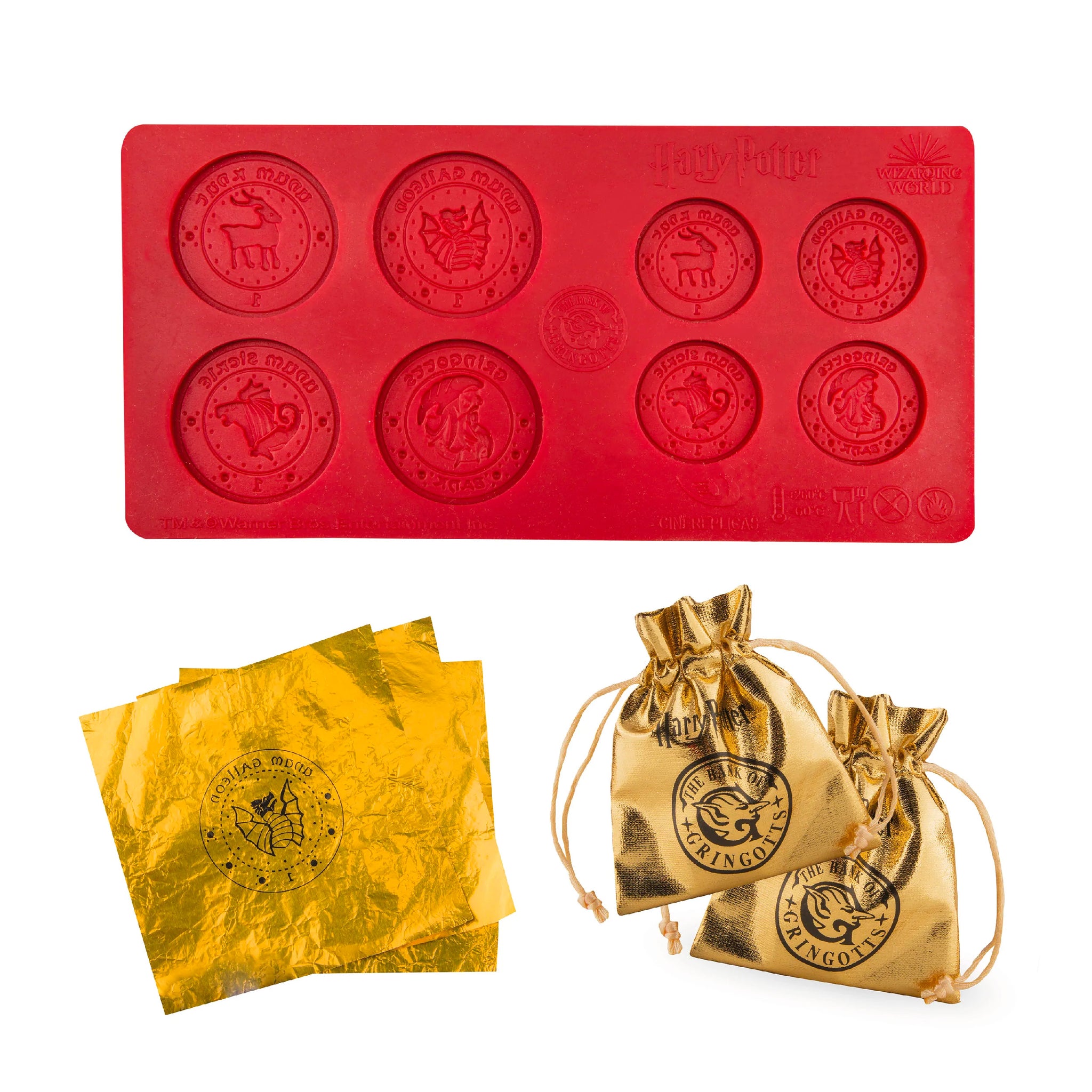 Gringotts Bank Chocolate Coin Mold Kit