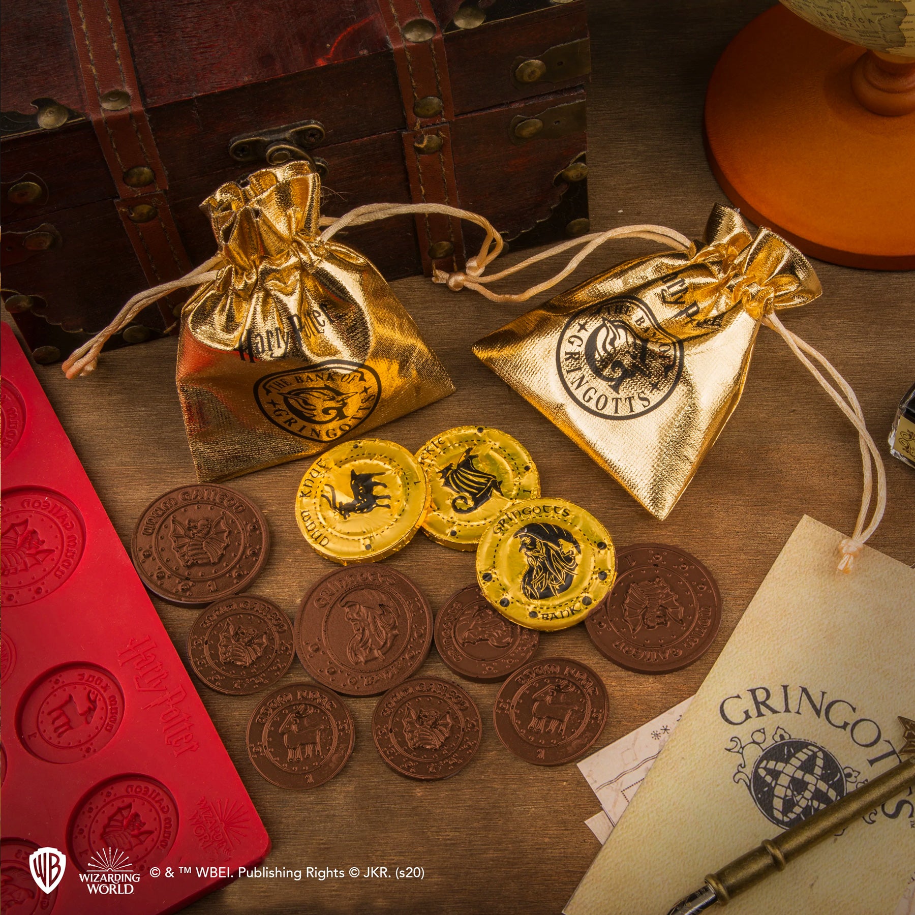 Gringotts Bank Chocolate Coin Mold Kit