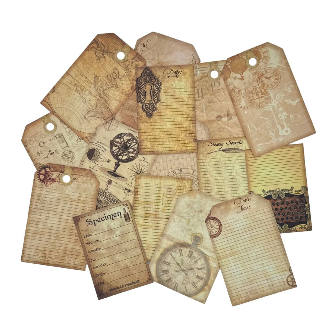 Vintage Curio Tag Stickers