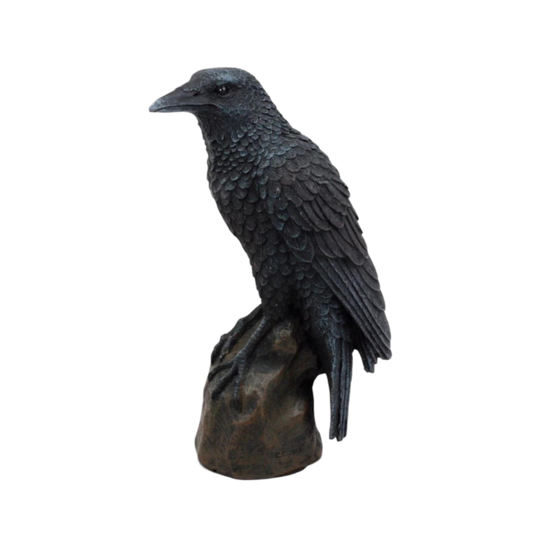 Raven Perch Statue
