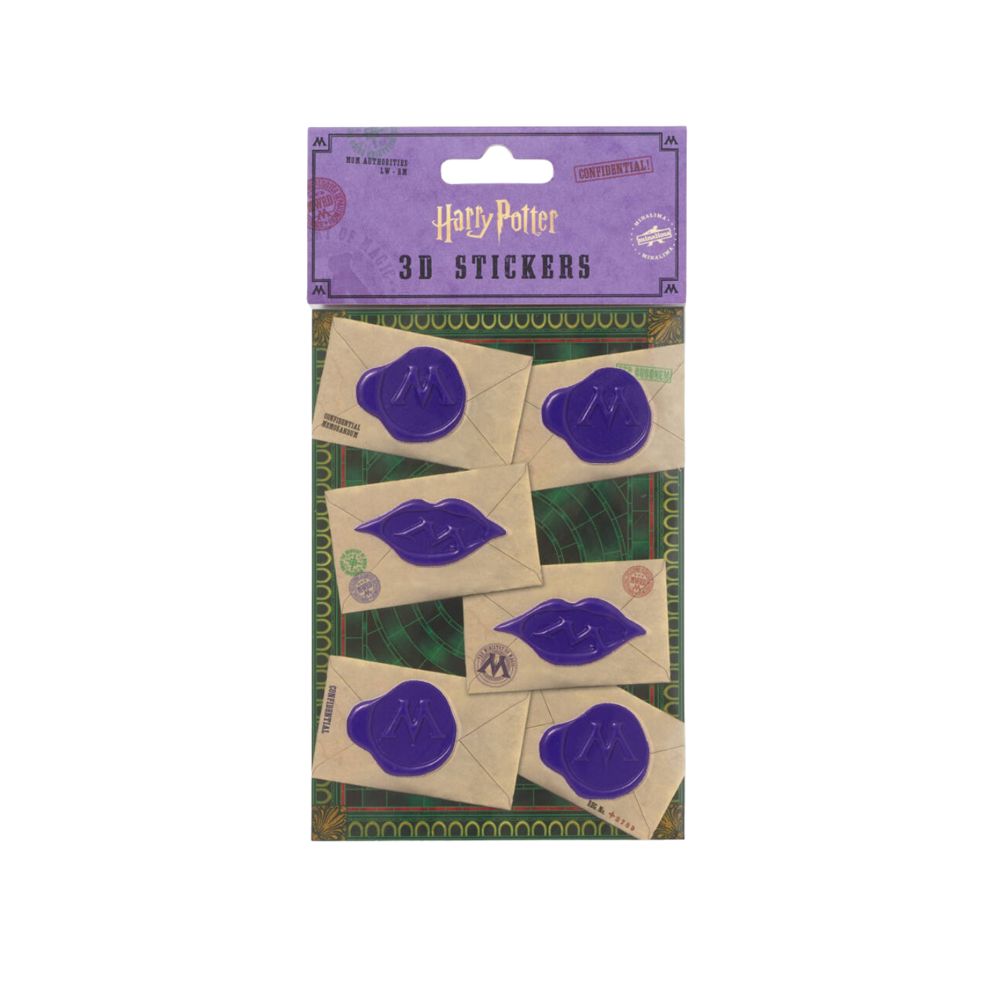 Ministry of Magic Memo Seals 3D Stickers