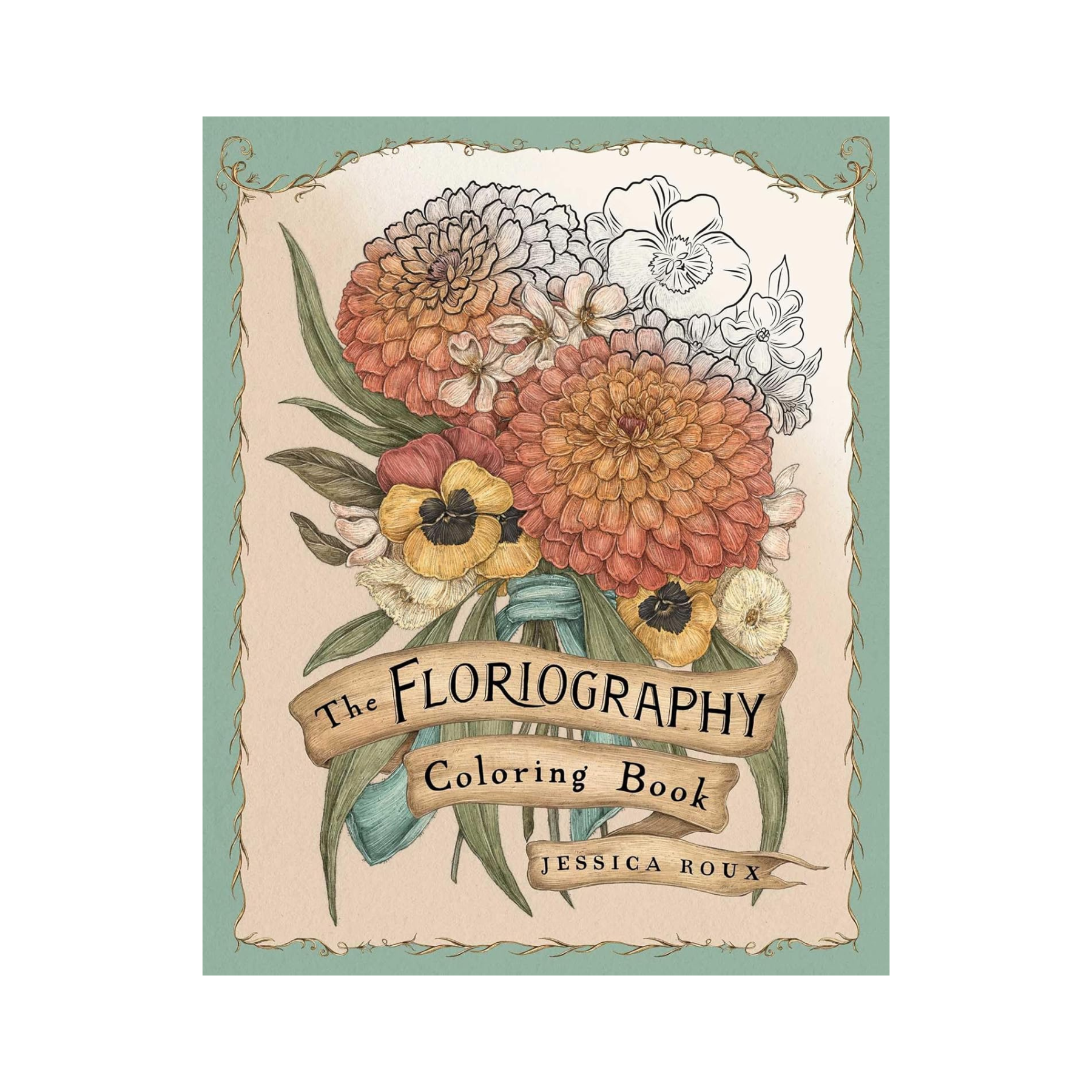 Floriography Coloring Book