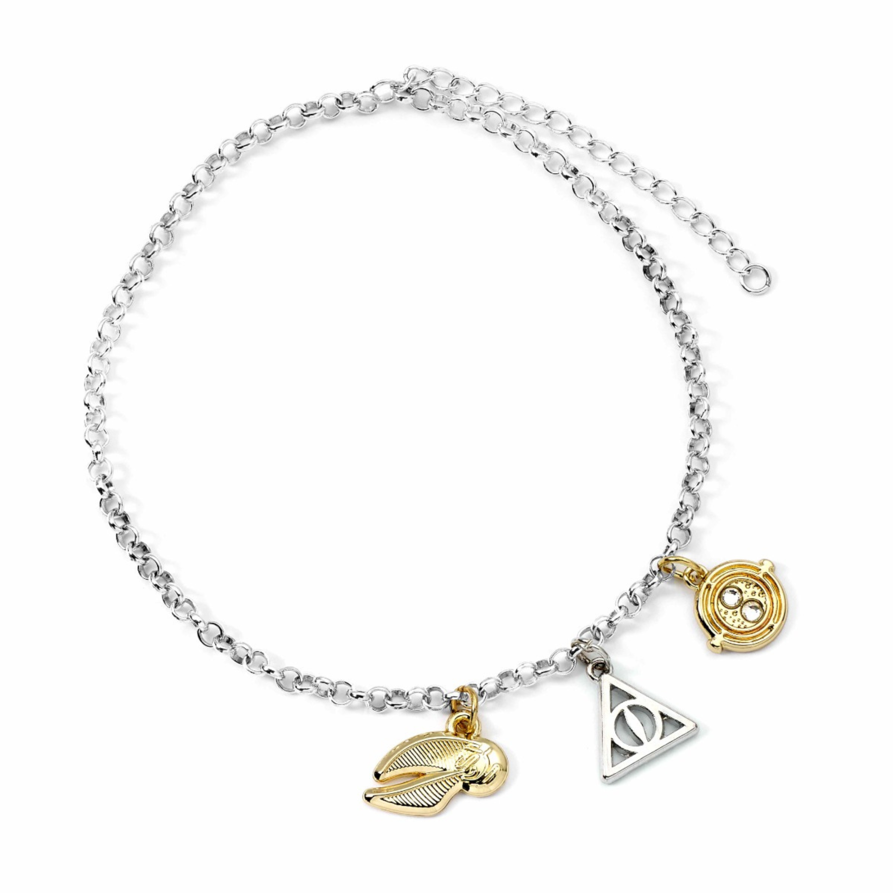 Charm Bracelet: Deathly Hallows, Golden Snitch, Time Turner