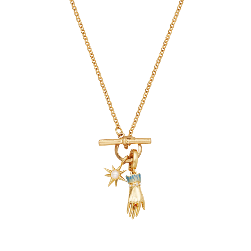 Palm Of Your Hand Pearl Necklace - Fable England