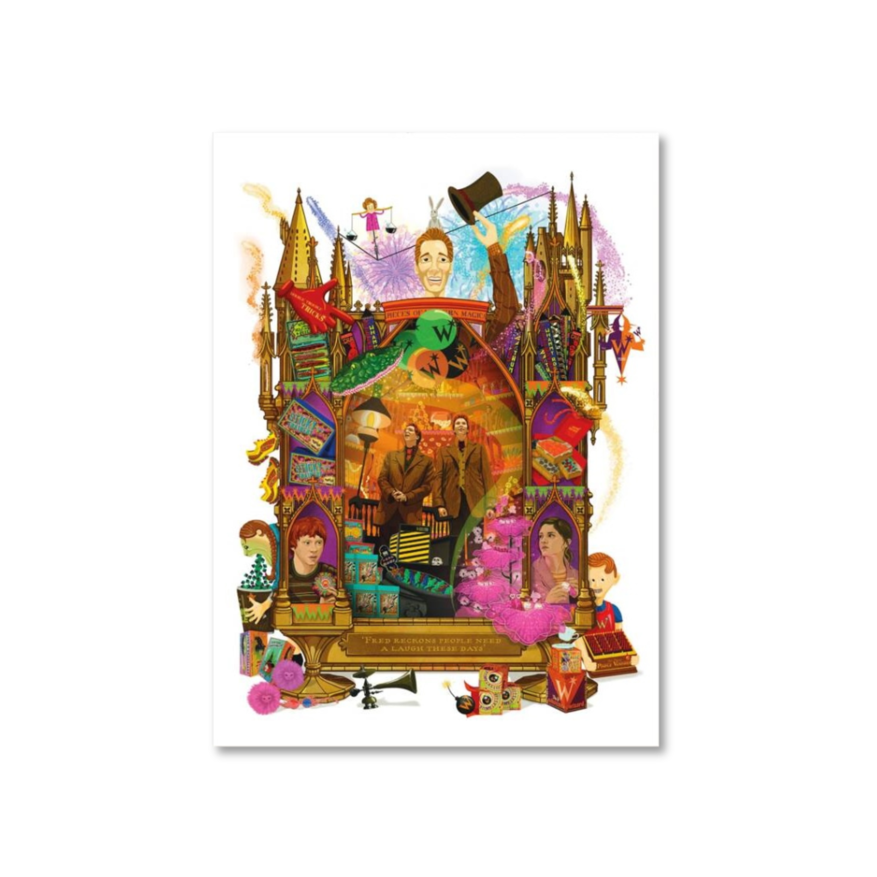 People Need a Laugh Postcard