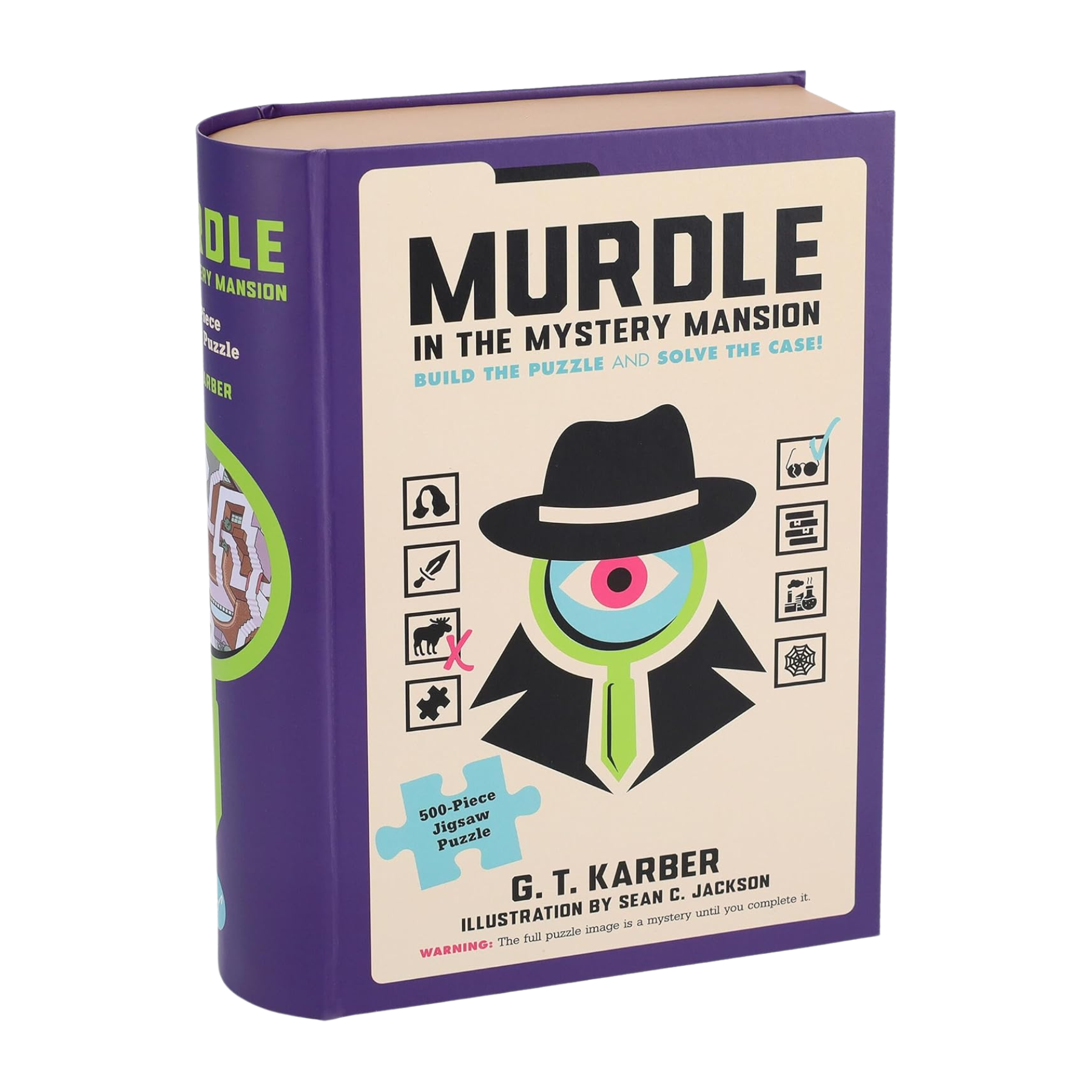 Murdle in the Mystery Mansion 500-Piece Jigsaw Puzzle