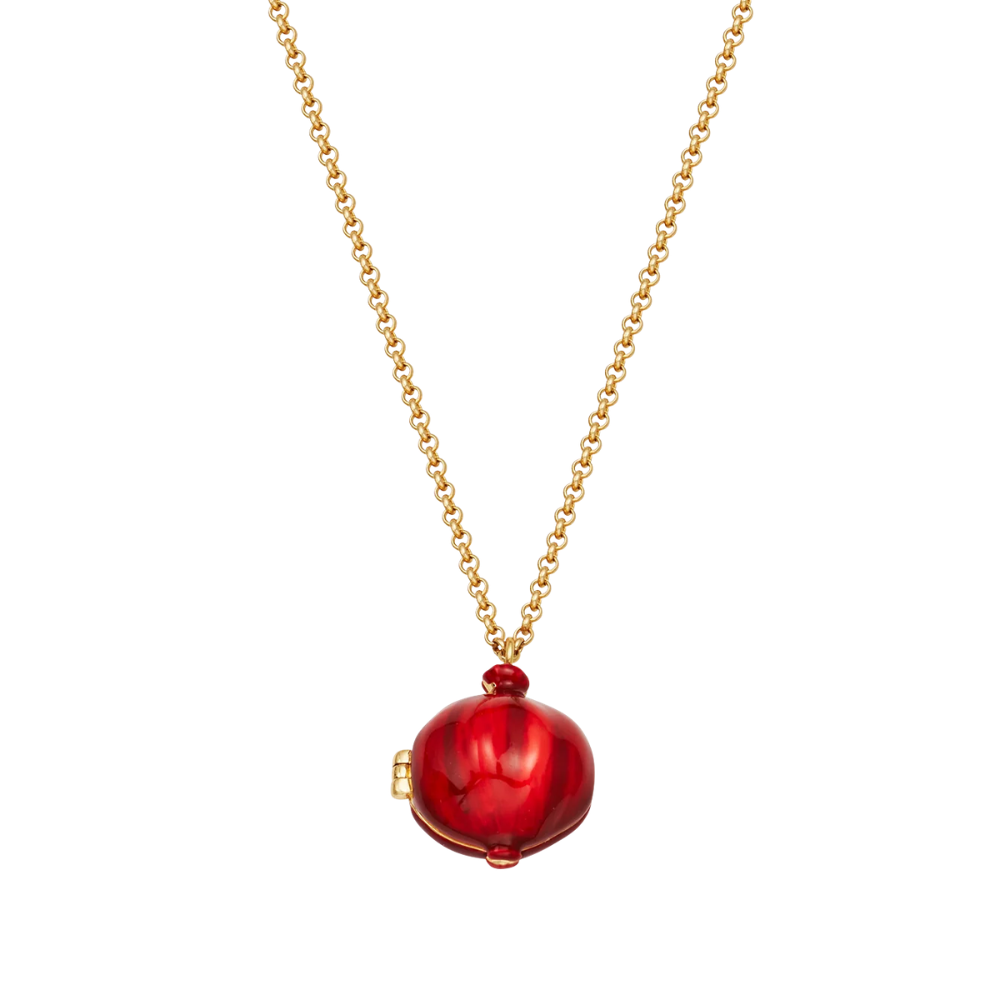 Pomegranante Locket Necklace - Fable England