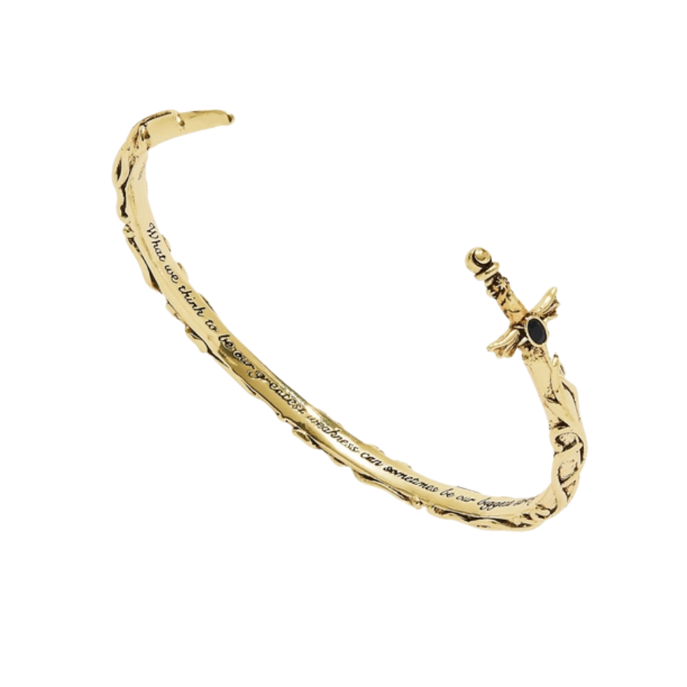 A Court of Thorns and Roses Illyrian Sword Cuff Bracelet - Gold