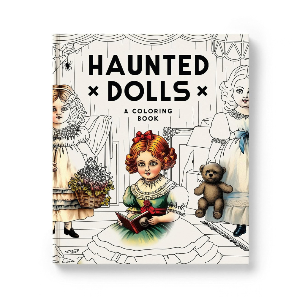 Haunted Dolls Colouring Book