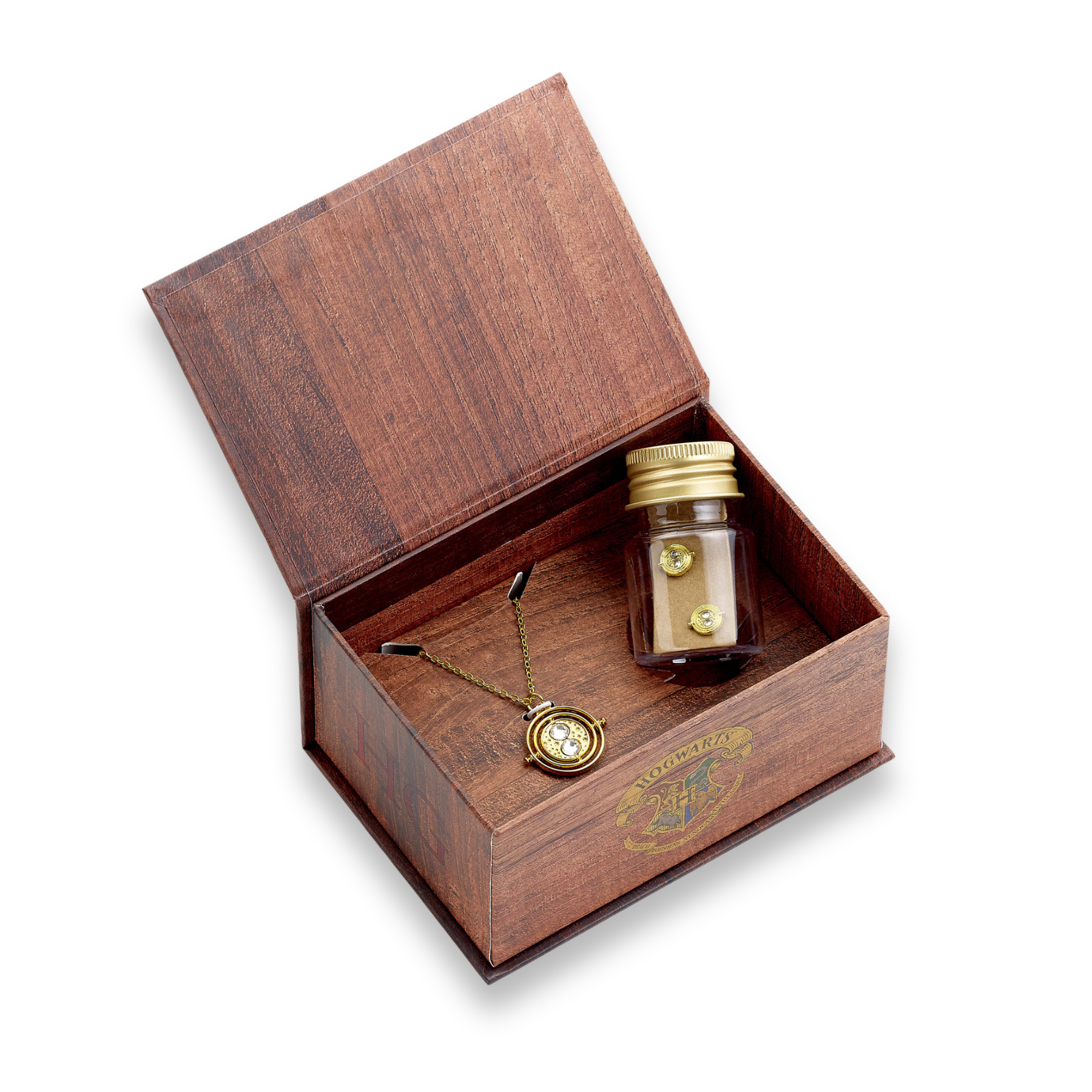 Hermione's Potion Gift Box - Time Turner Necklace & Earrings Set