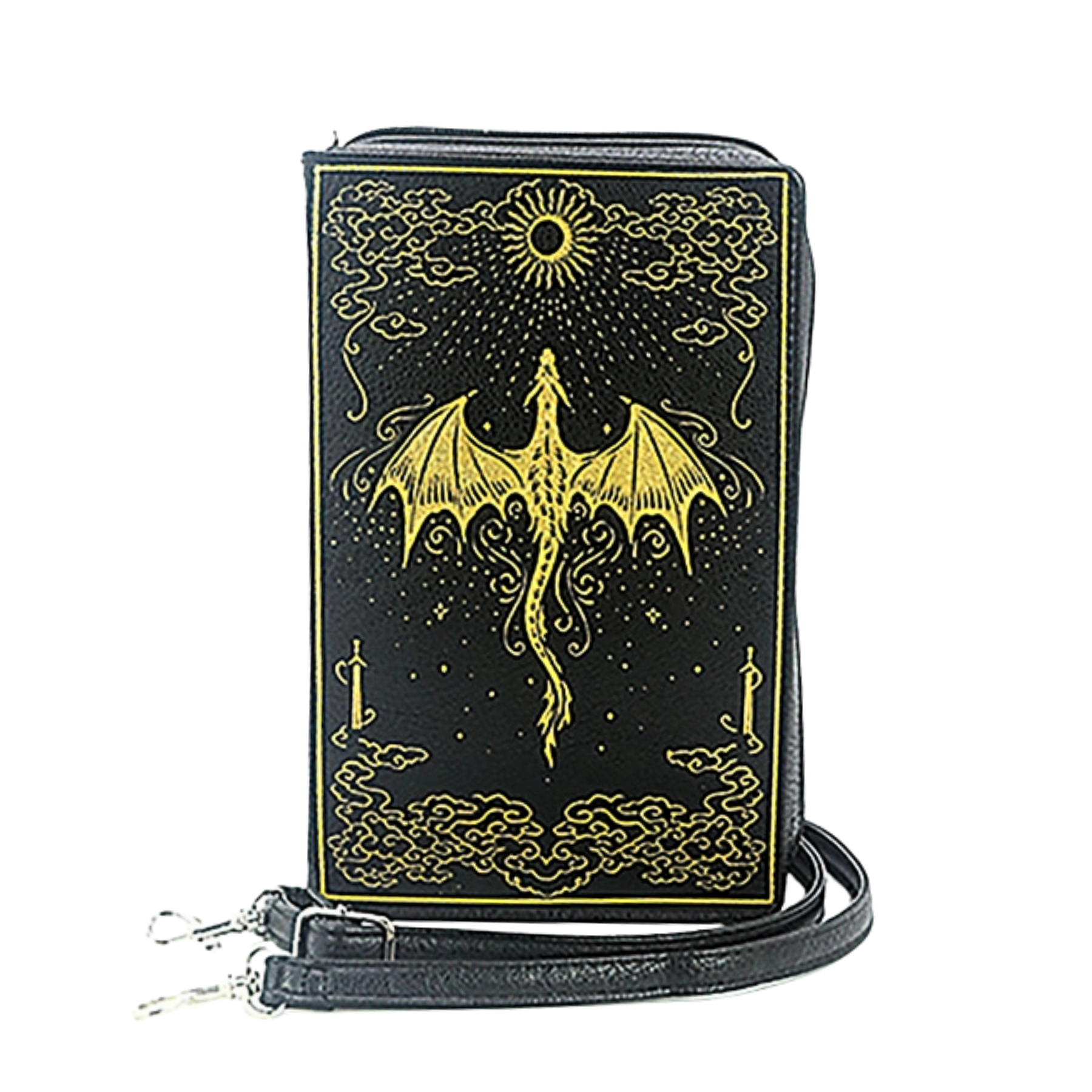 Dragon Book Clutch Bag