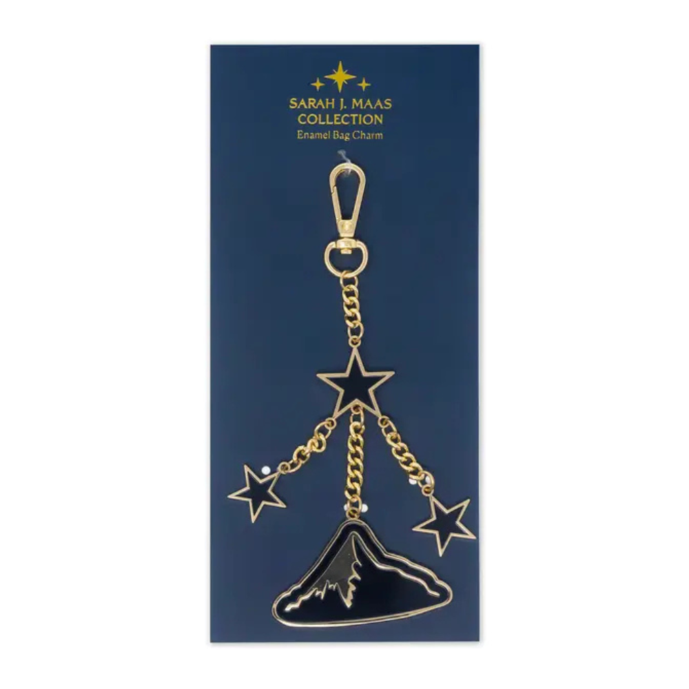 Mountains and Stars Enamel Bag Charm