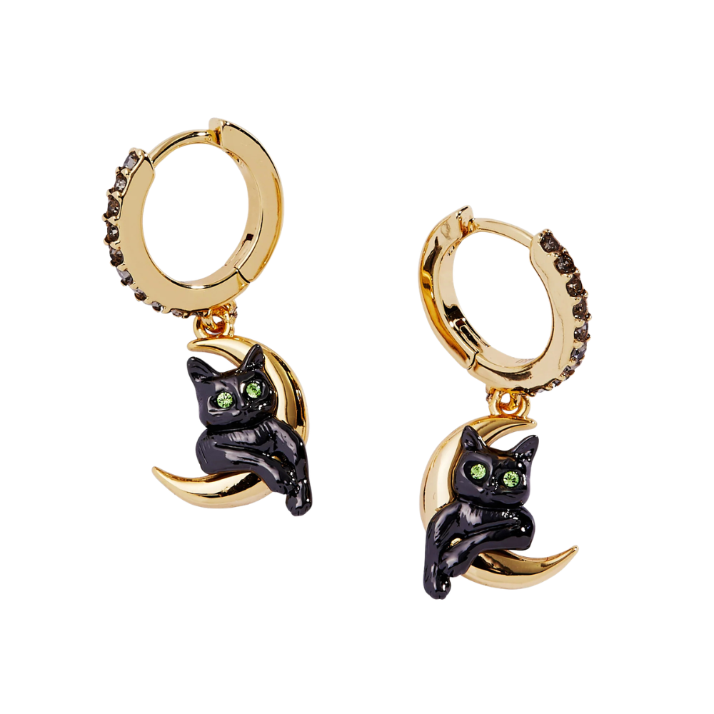 Celestial Cat Huggie Hoop Earrings - Alex + Ani