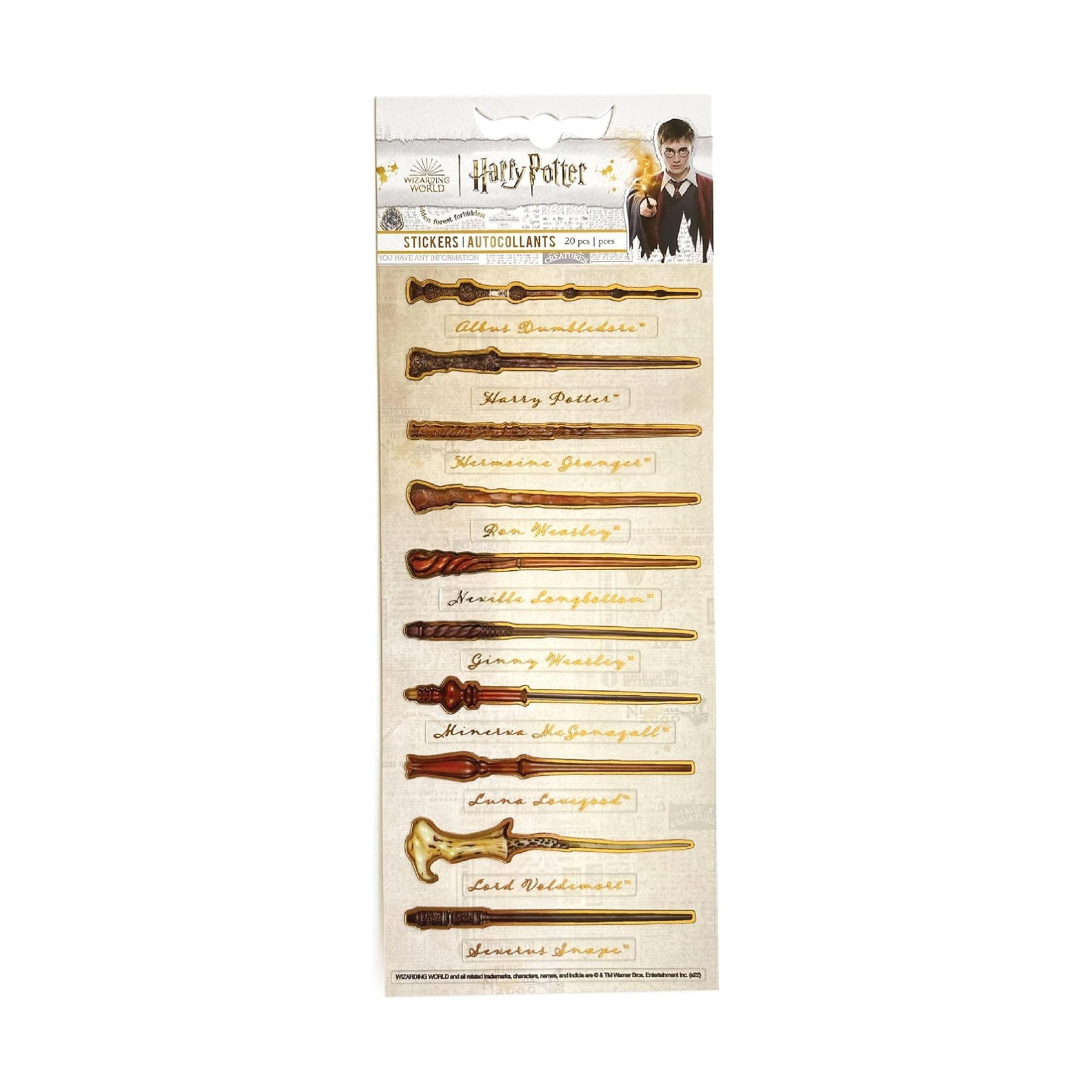 Harry Potter Wand Stickers