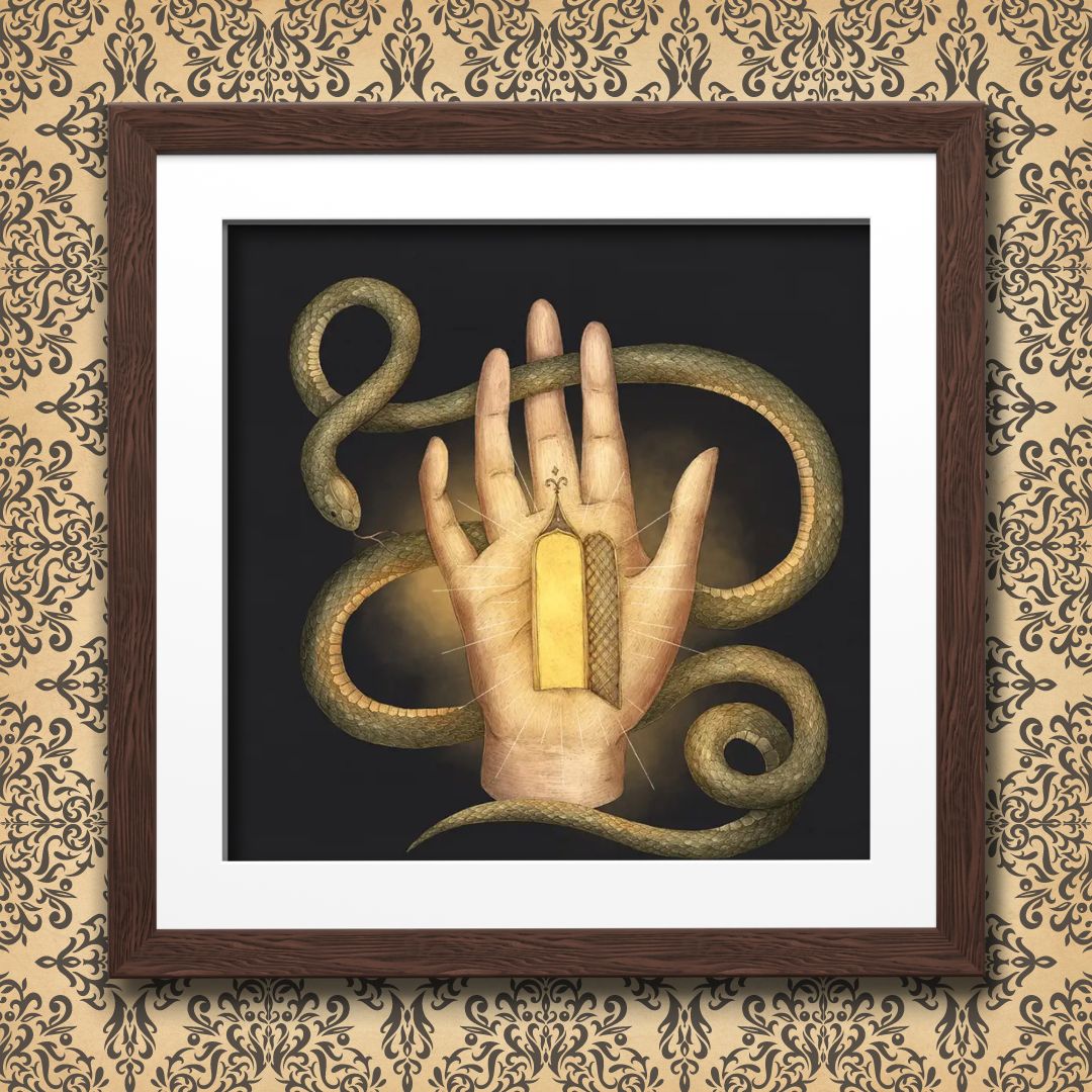 Hand Lantern Print - Jessica Roux