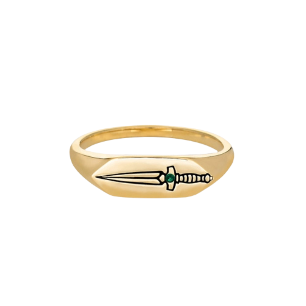 Dagger Ring - Gold Plated
