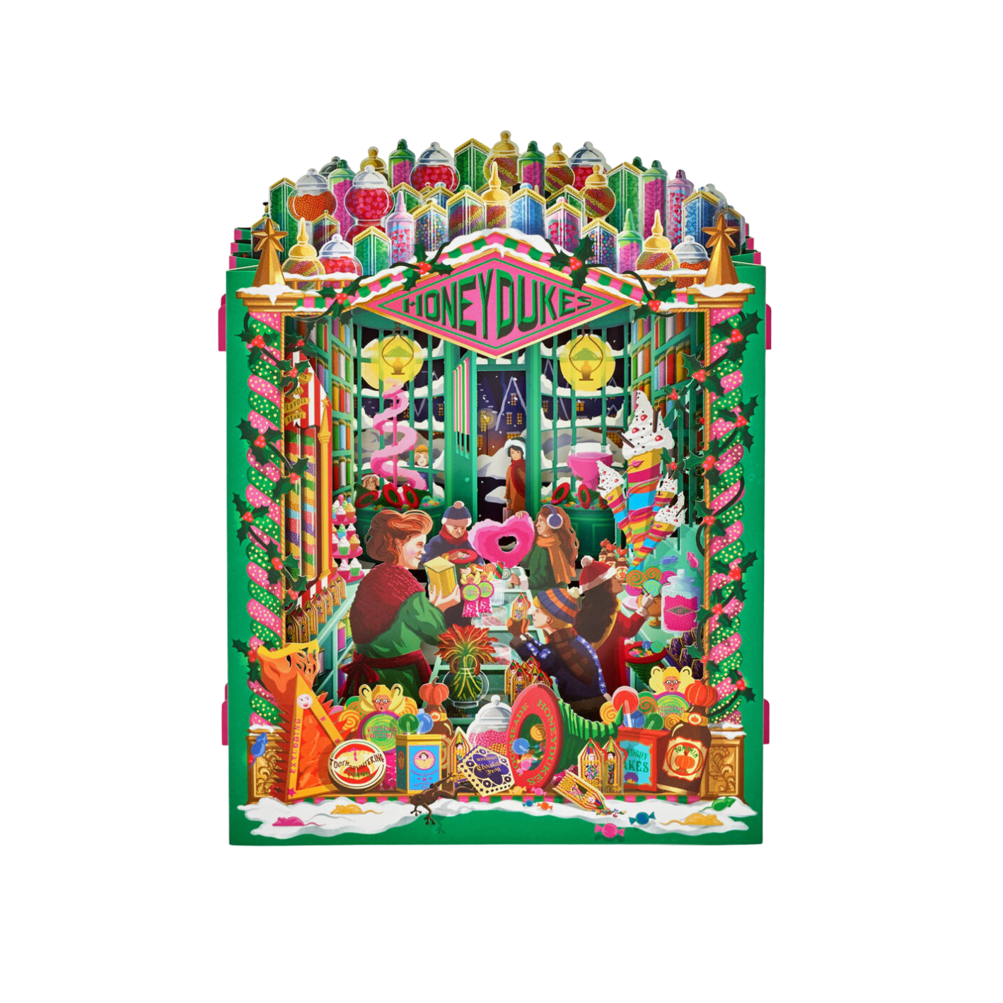 Honeydukes: The Wondrous Wizarding Sweet Shop 3D Notecard