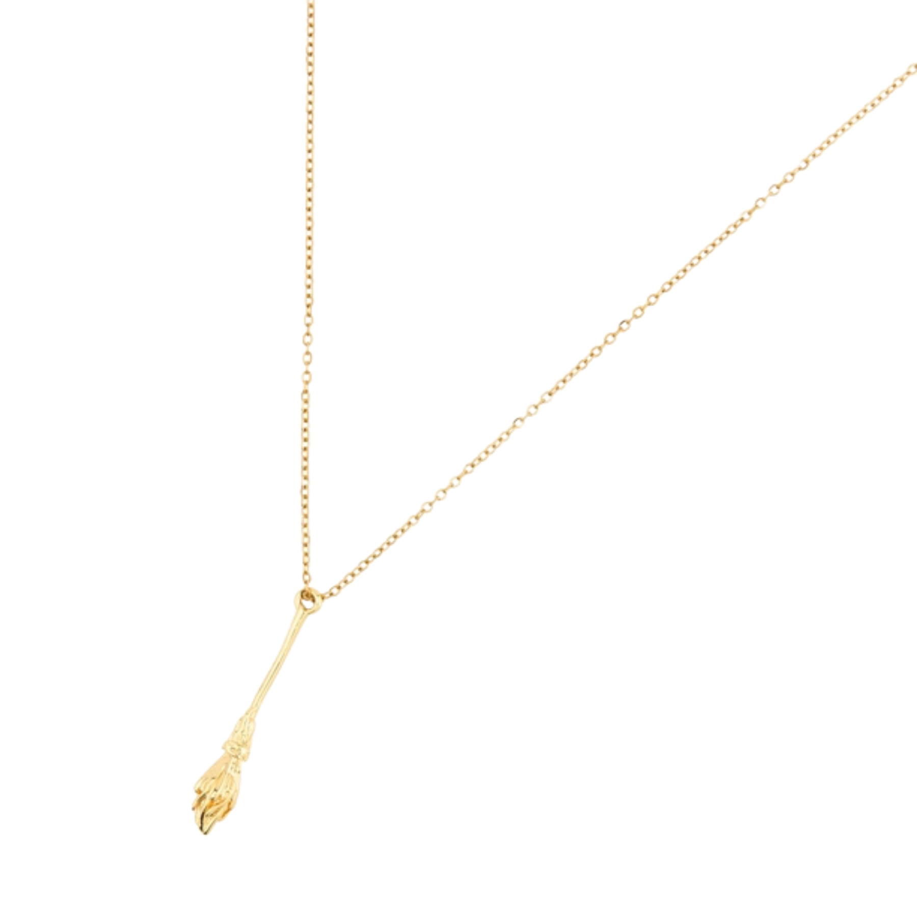The History of Magic Gold Bookish Necklace