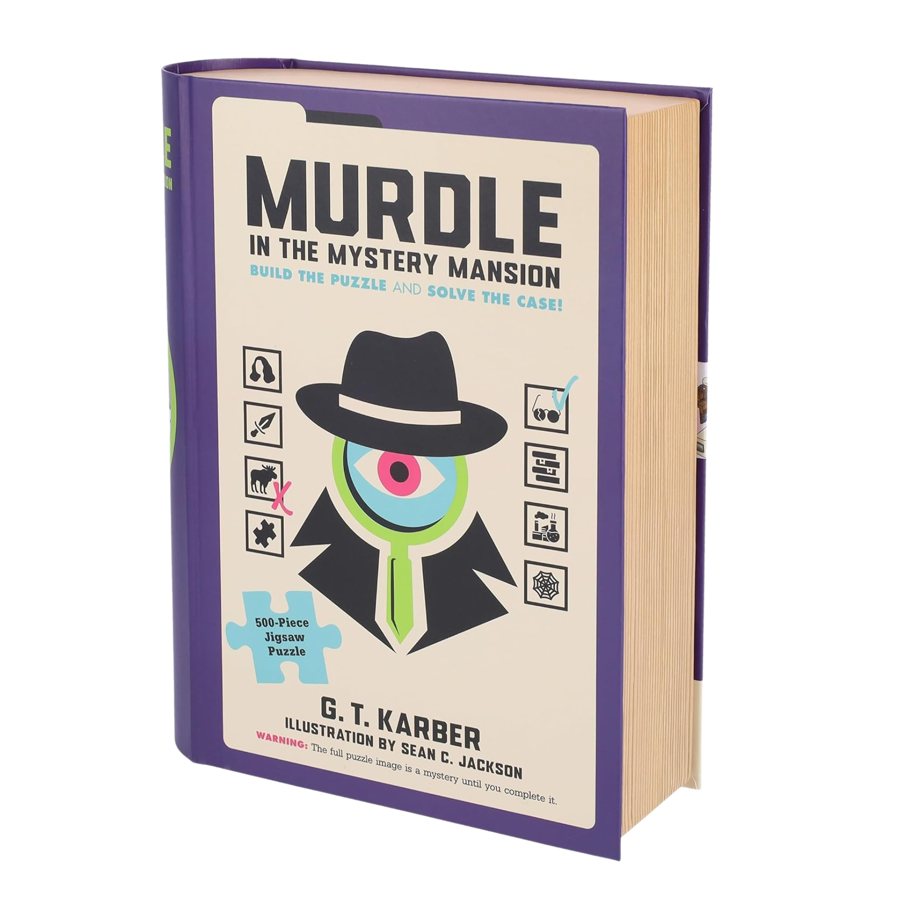 Murdle in the Mystery Mansion 500-Piece Jigsaw Puzzle