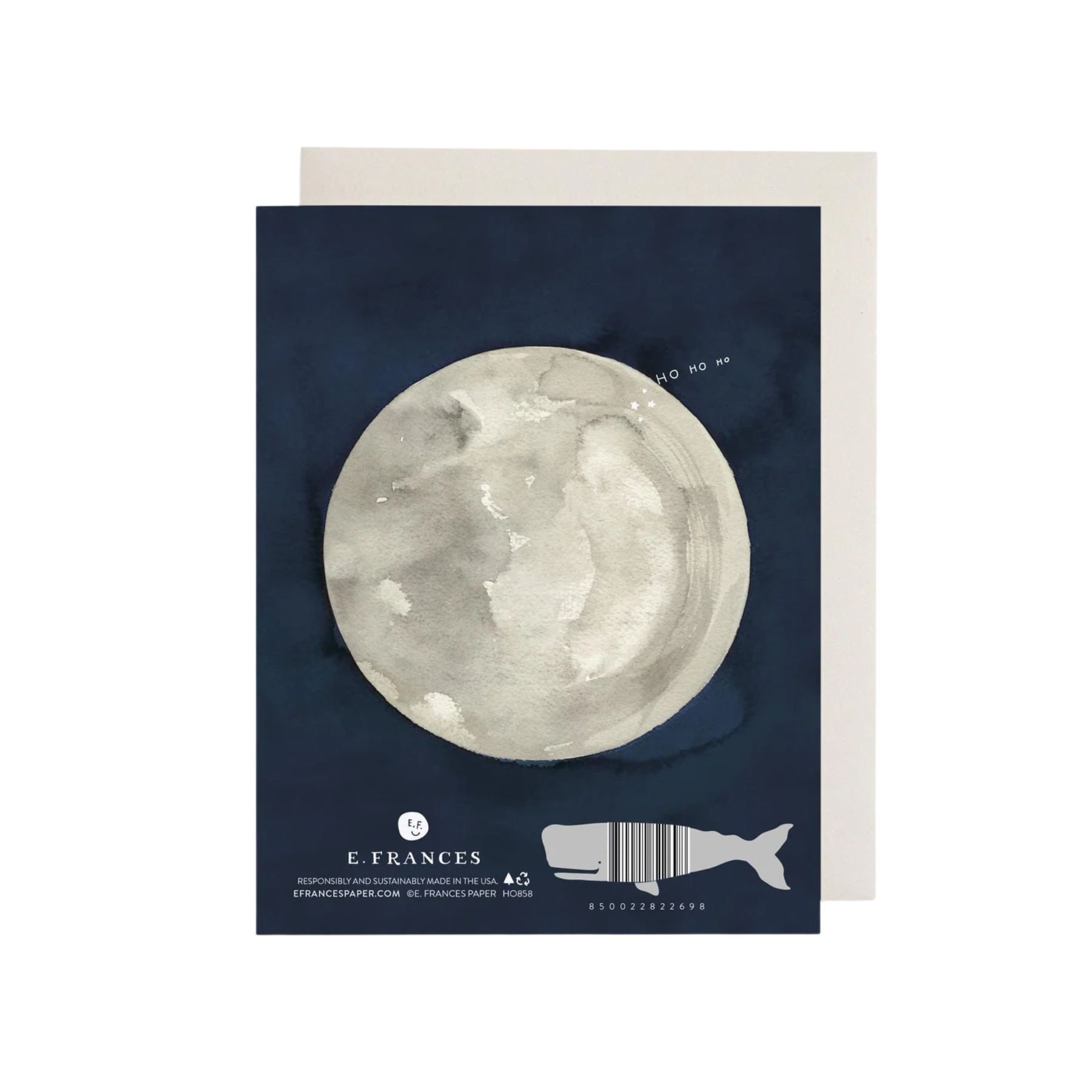 Santa Moon Holiday Card