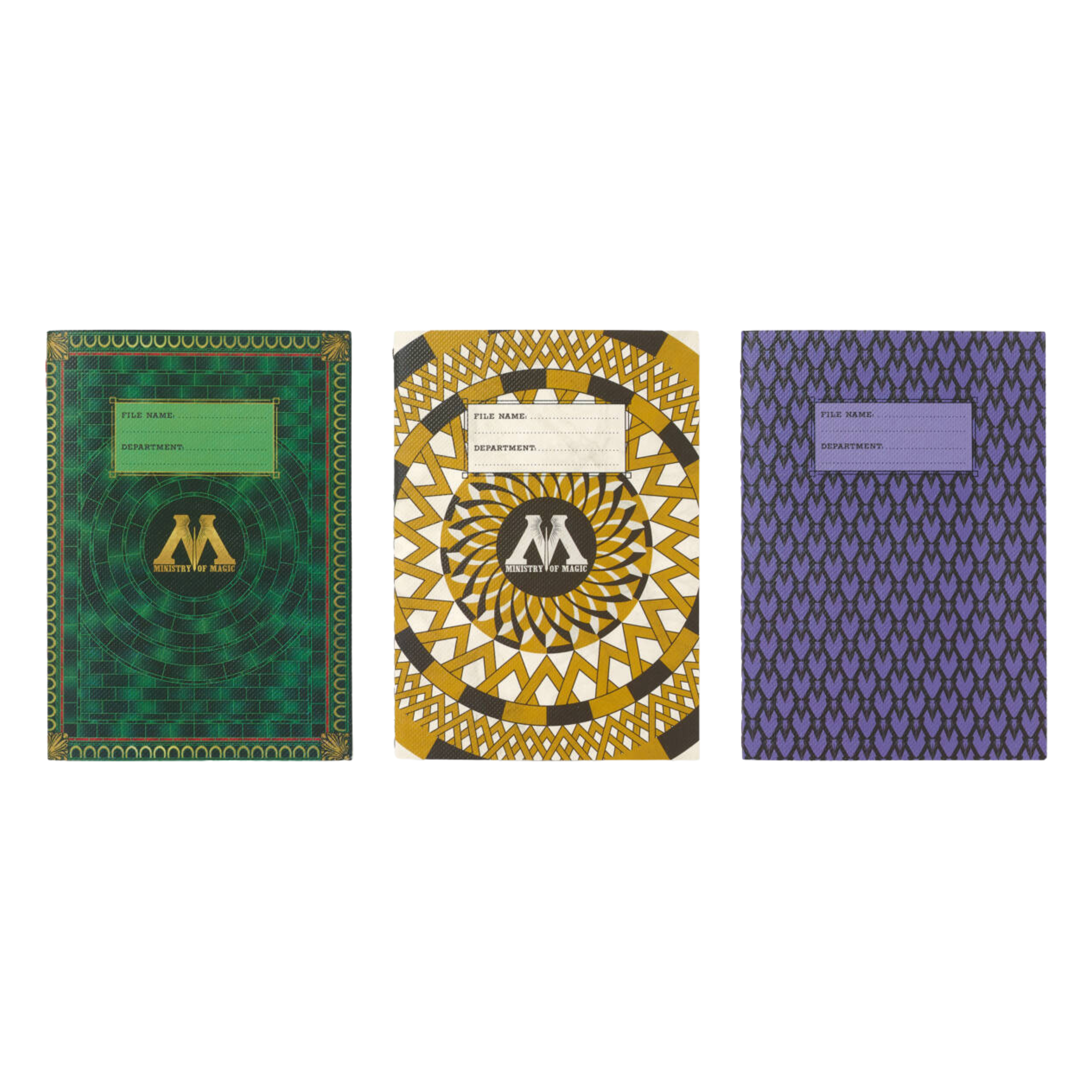 Ministry of Magic Ministerial Patterns Notebook Set