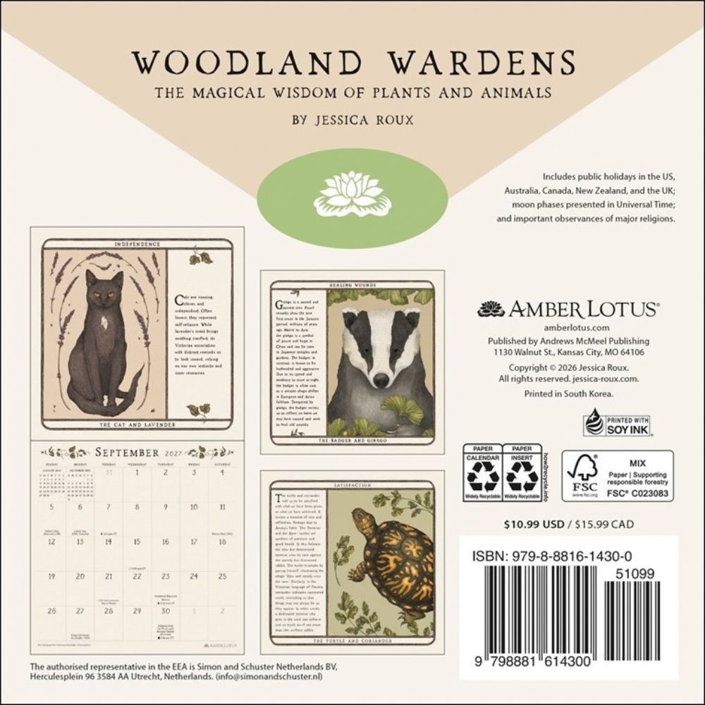 Woodland Wardens Mini Calendar 2027