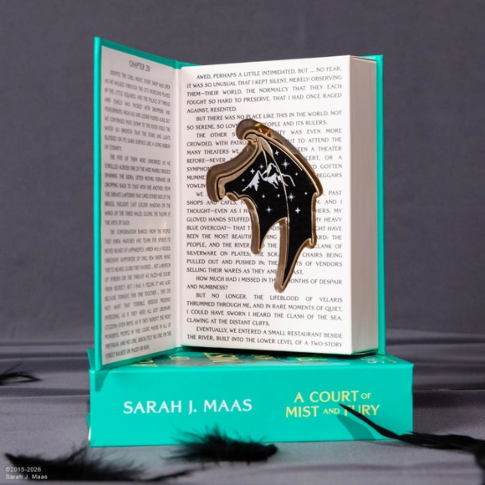 A Court of Thorns and Roses Night Court Ornament