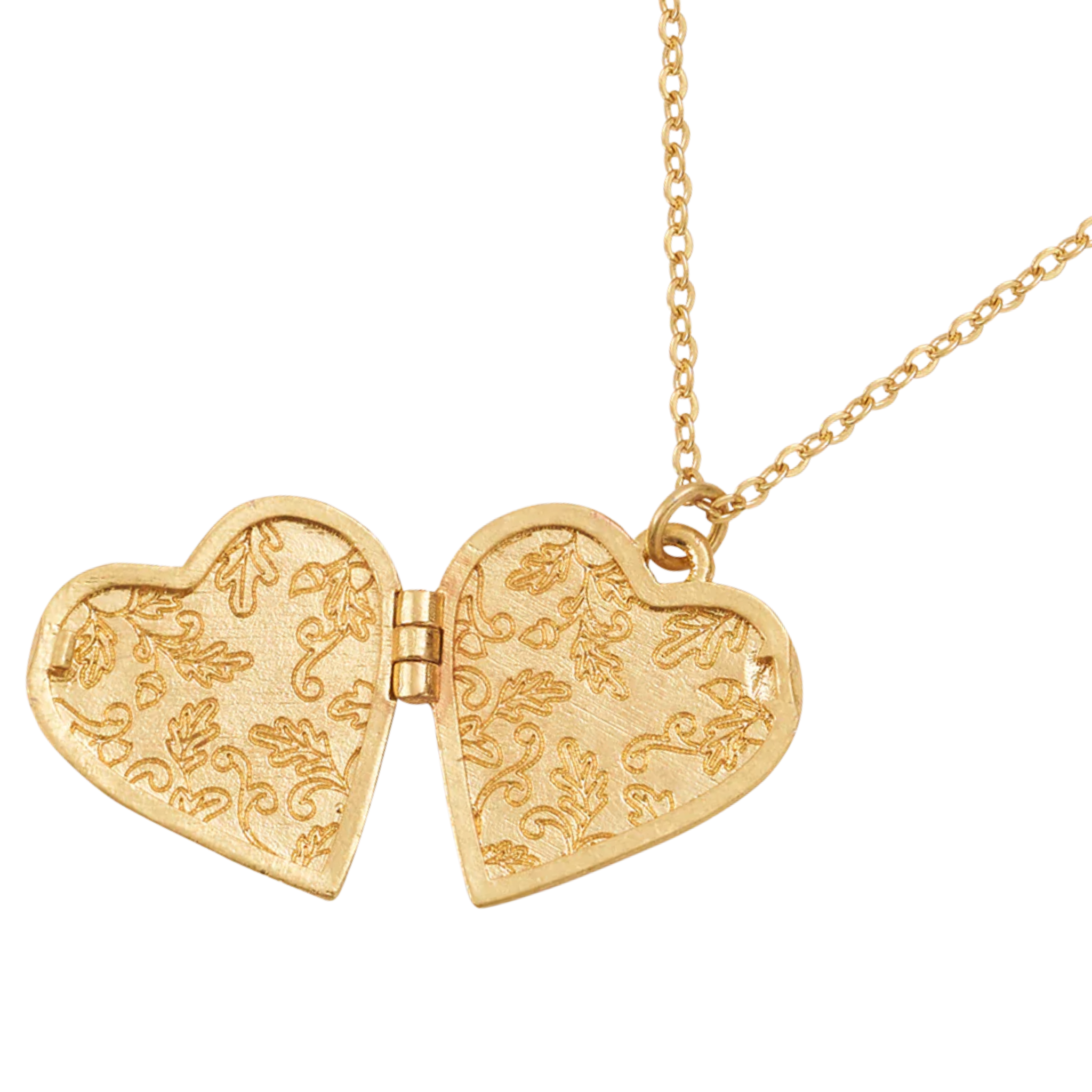 Swallow Heart Locket Necklace - Fable England