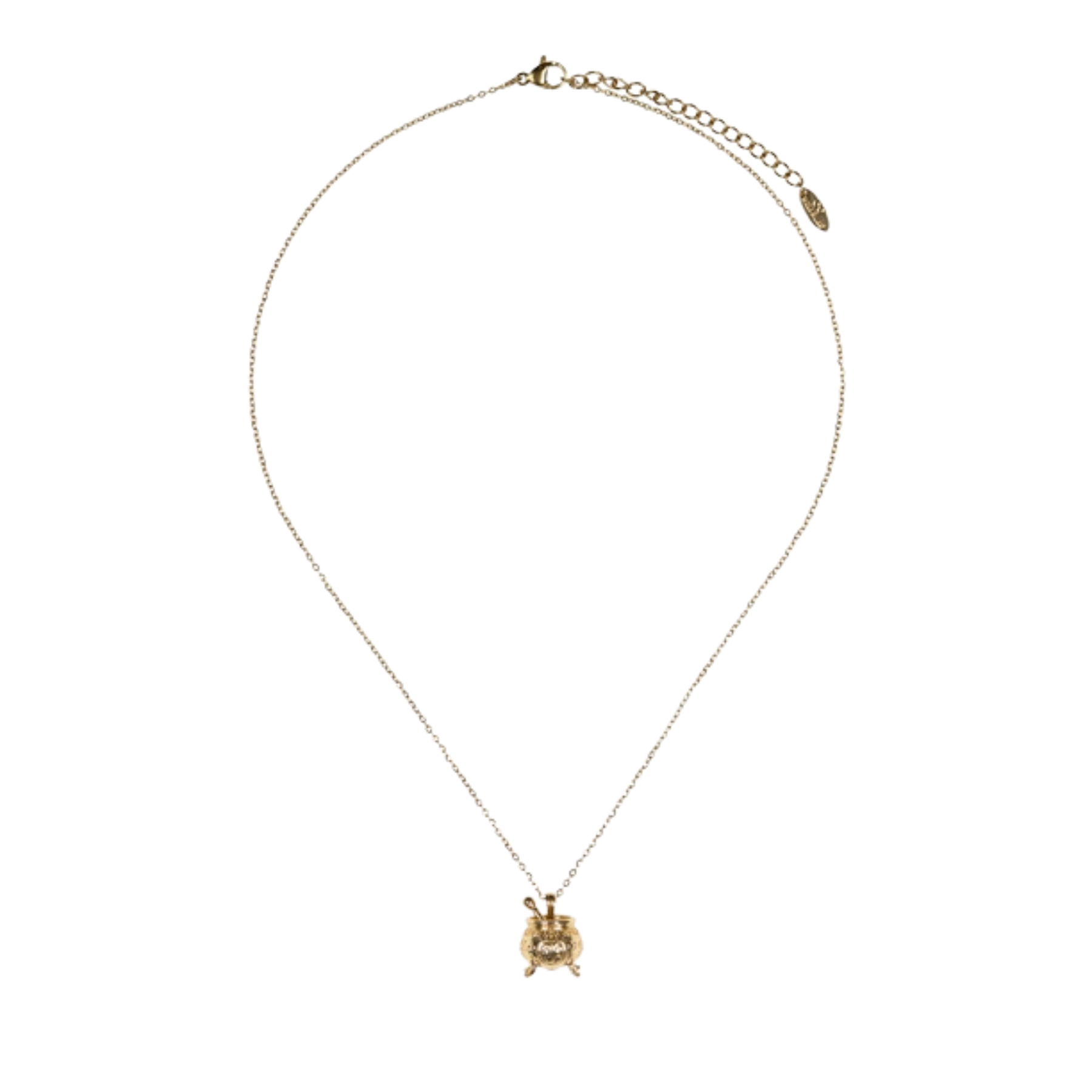 The Encyclopedia of Potion Making Gold Bookish Necklace