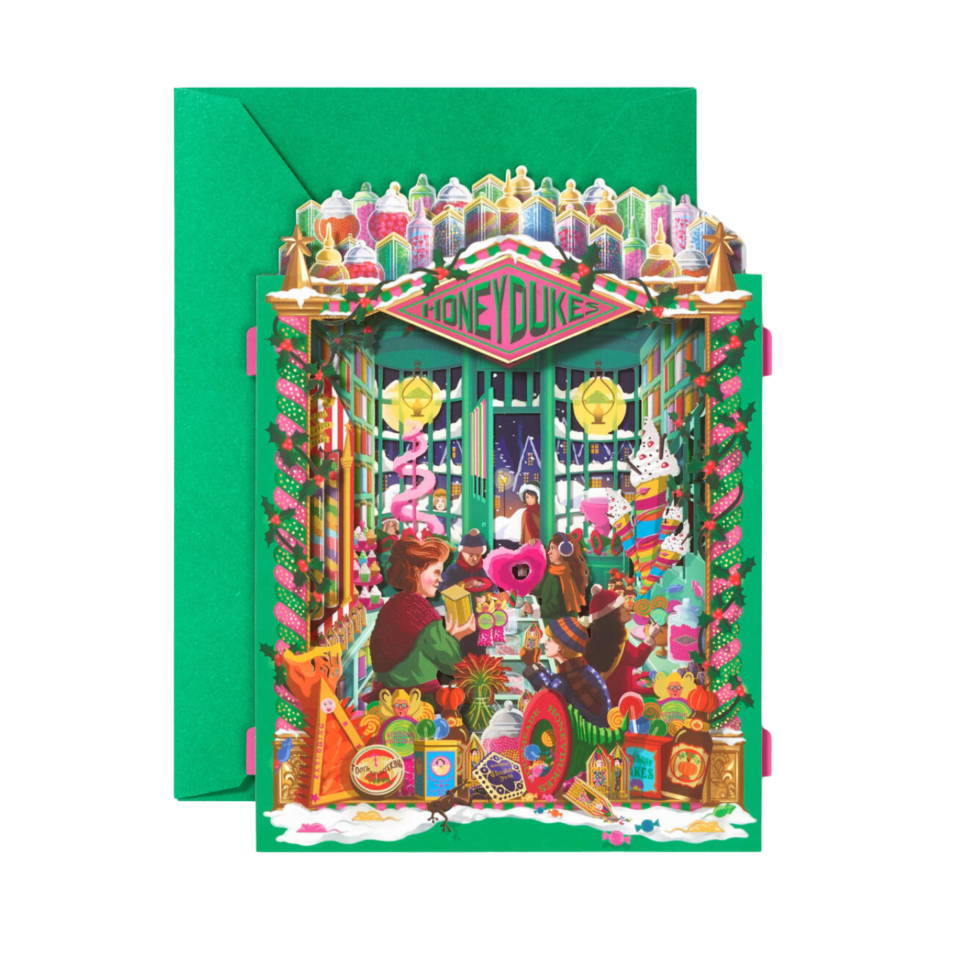 Honeydukes: The Wondrous Wizarding Sweet Shop 3D Notecard