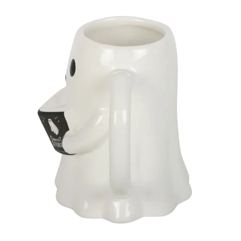 Reading Ghost Stories Ceramic Mug