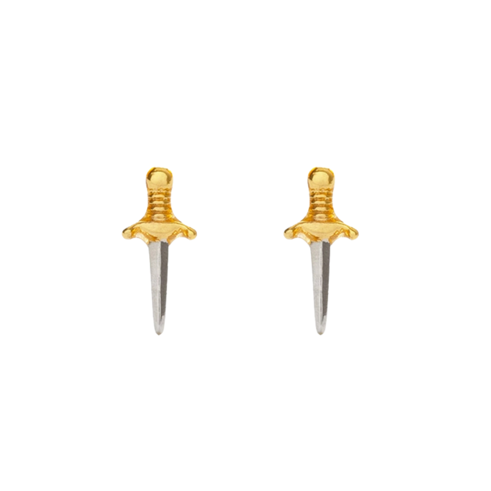 Tiny Dagger Stud Earrings