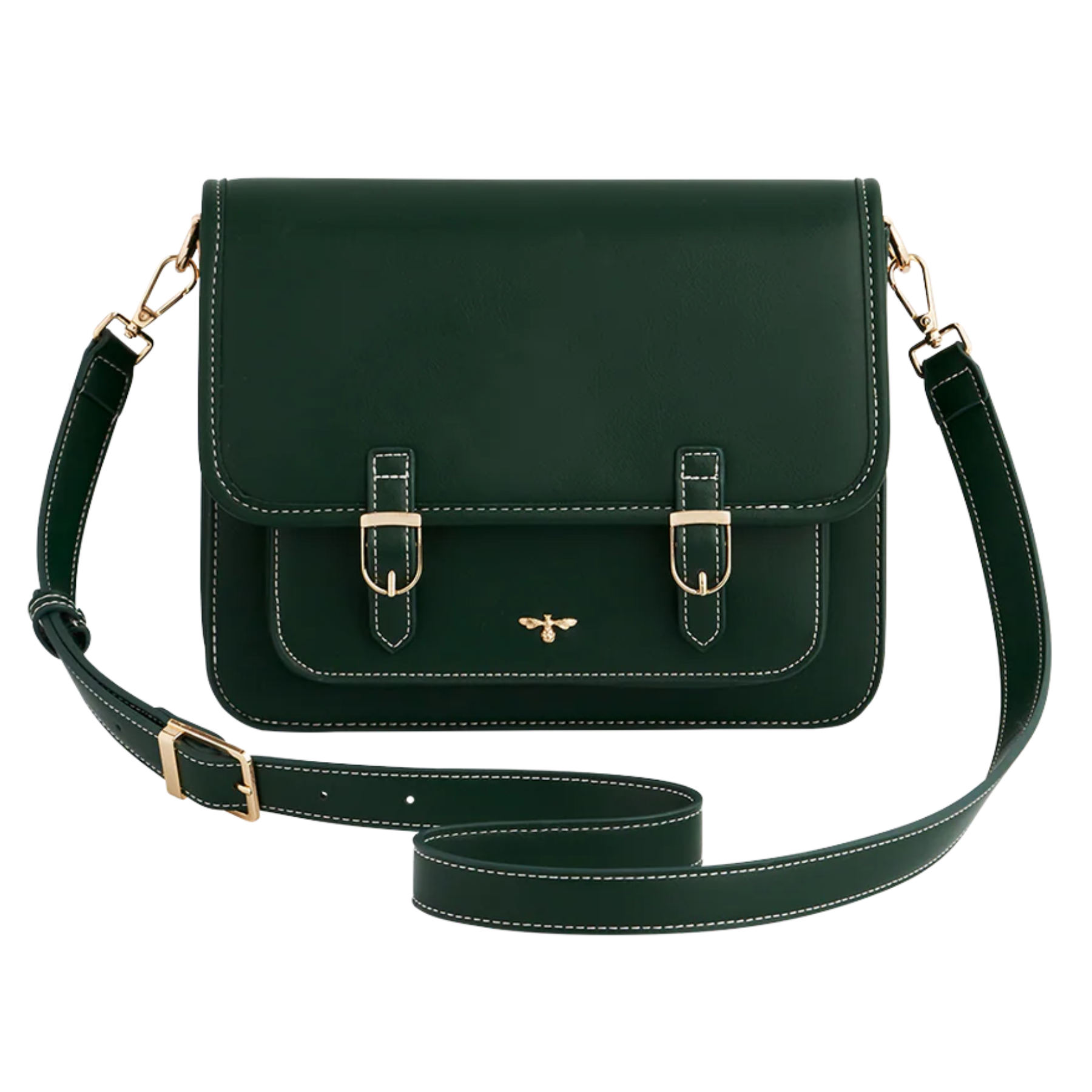 Into the Woods Green Classic Satchel