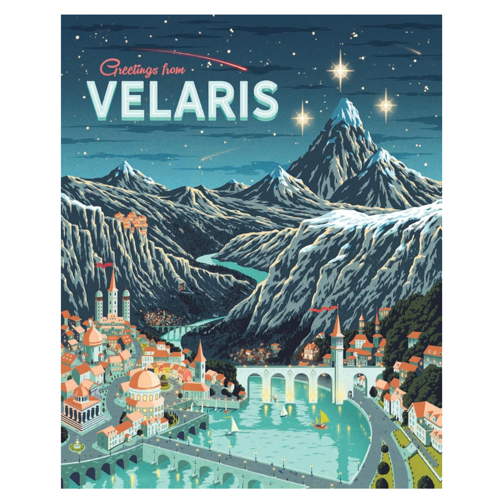 A Court of Thorns and Roses Official Greetings from Velaris 1000-Piece Puzzle