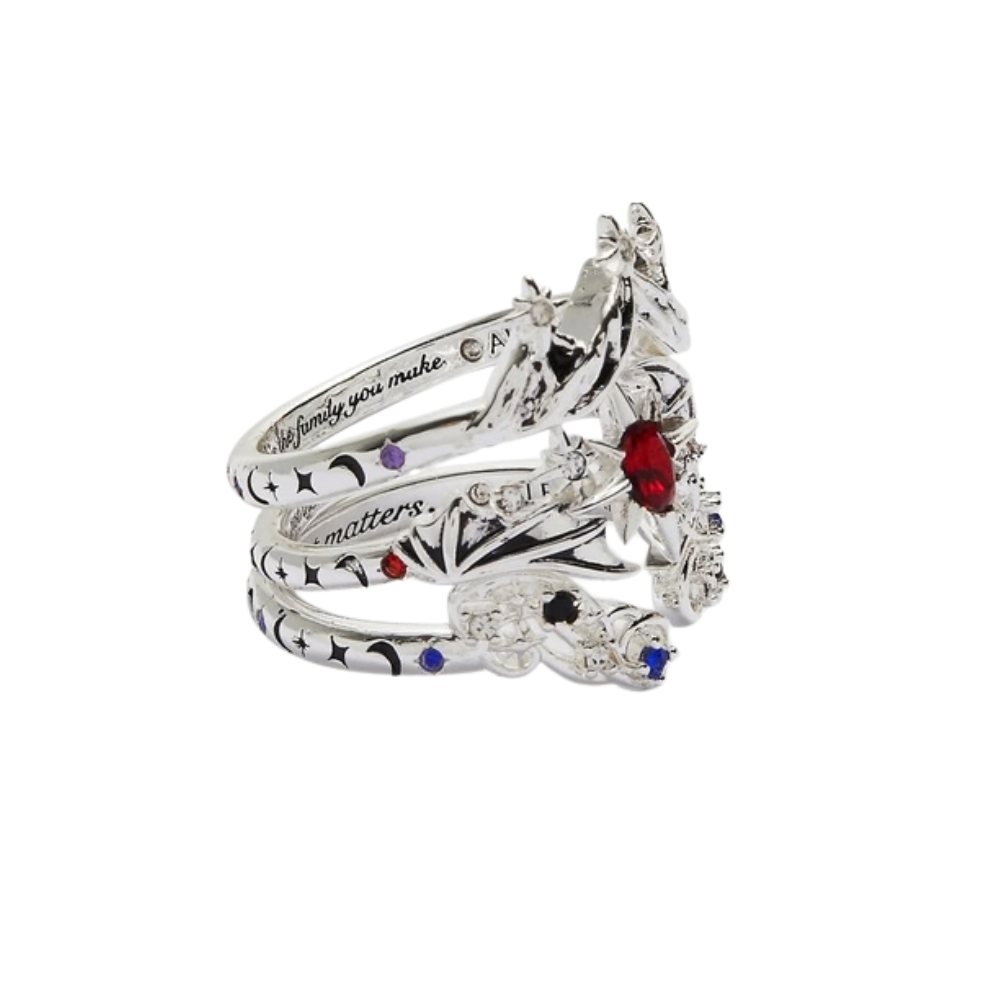A Court of Thorns and Roses Bat Boys Ring (Set of 3)