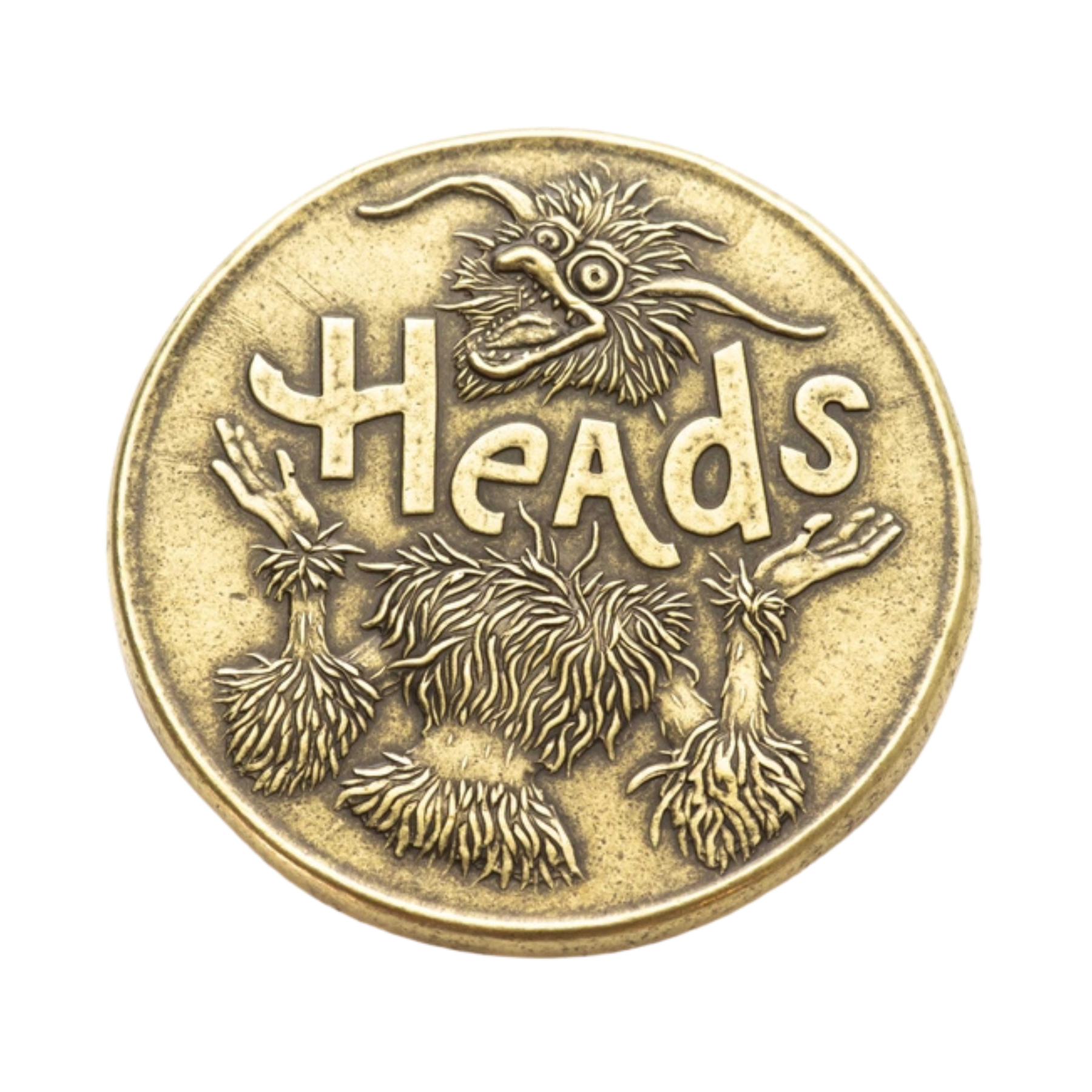 Labyrinth Firey Decision Maker Coin