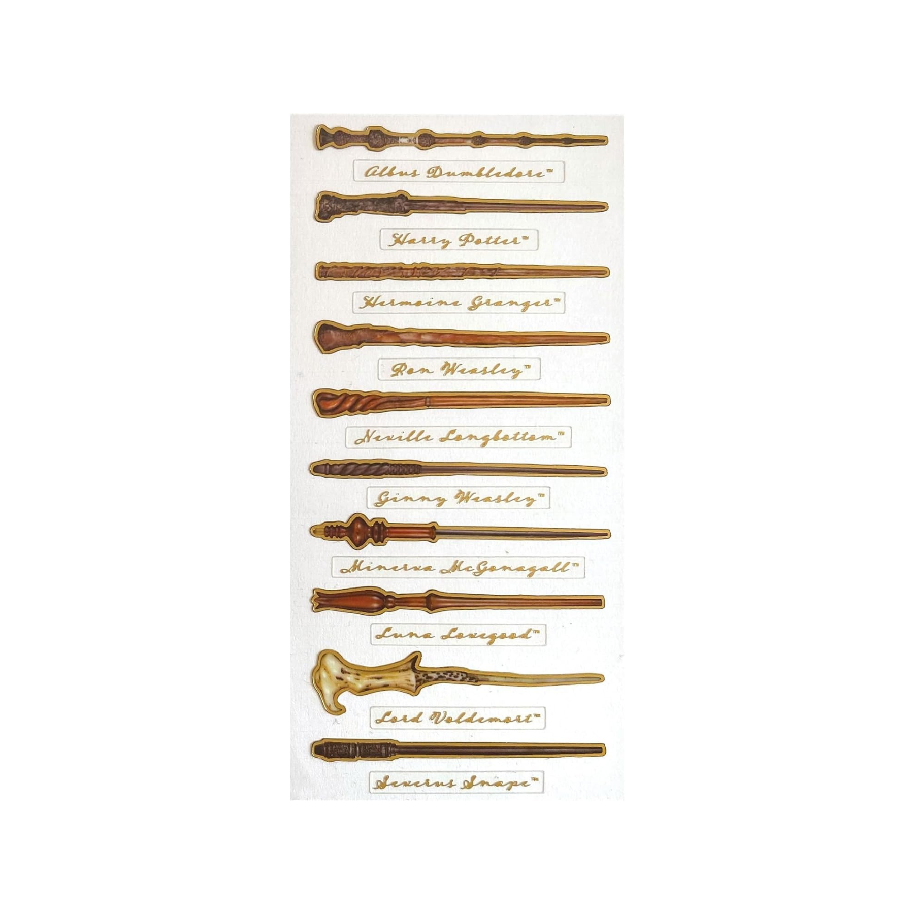 Harry Potter Wand Stickers