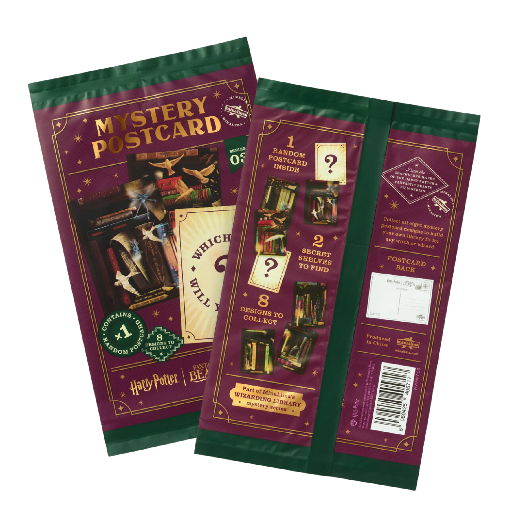 Hogwarts Library Mystery Postcard Pack