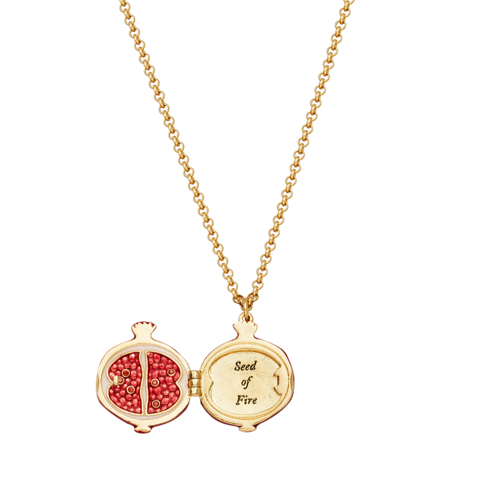 Pomegranante Locket Necklace - Fable England