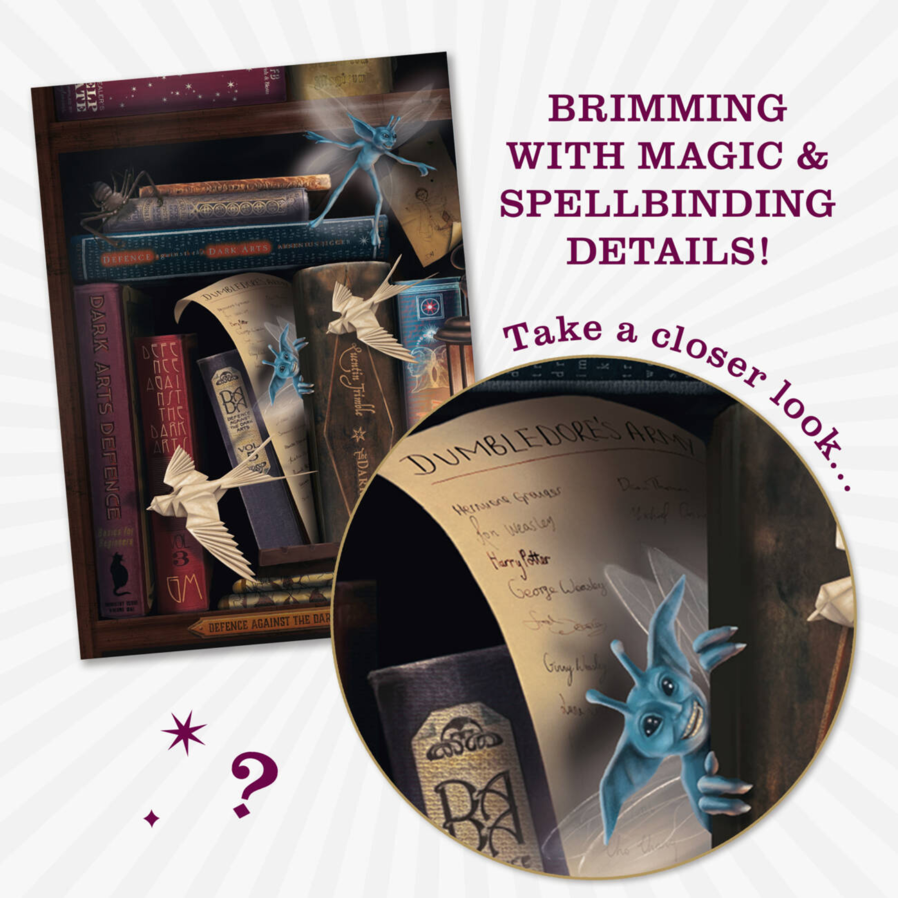 Hogwarts Library Mystery Postcard Pack