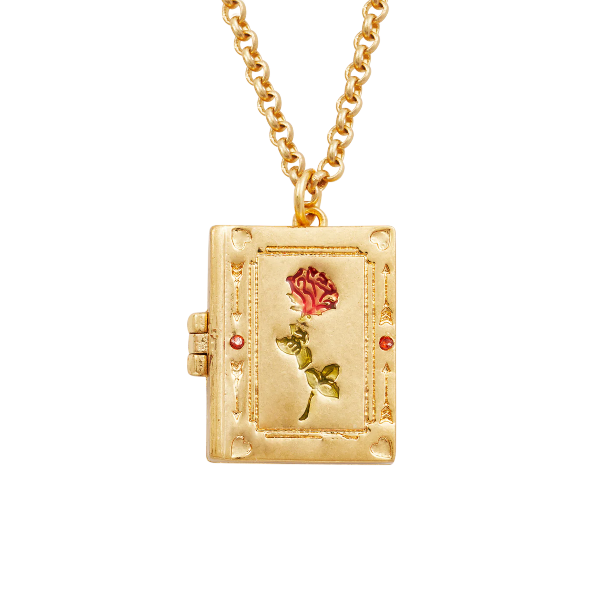 Rose Diary Locket Necklace - Fable England
