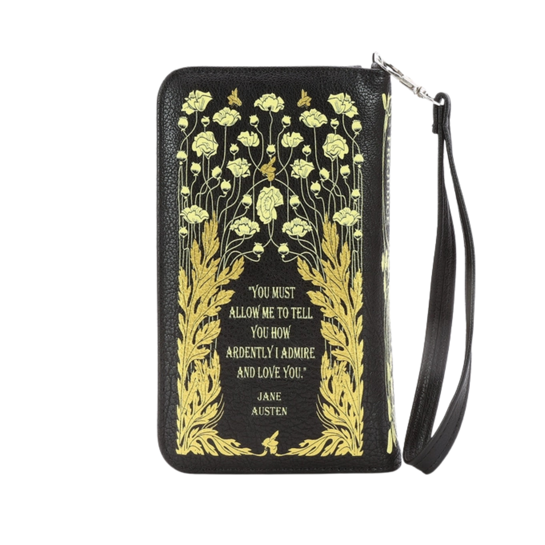 Pride and Prejudice Floral Book Wallet
