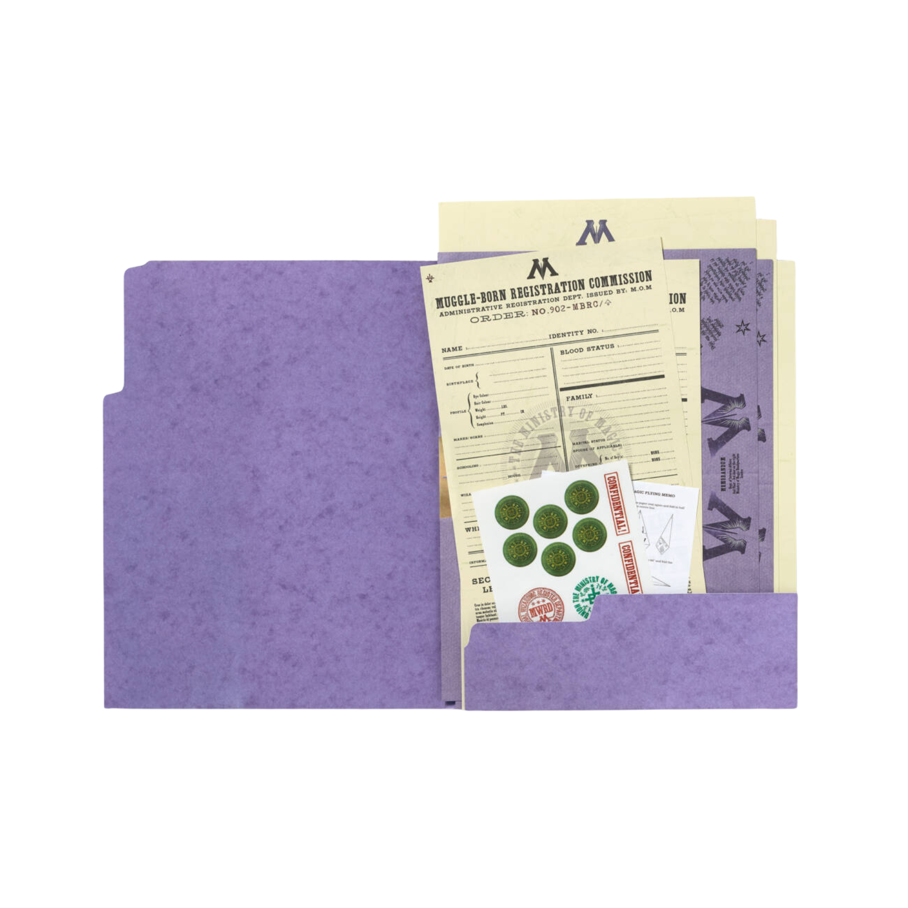 Ministry of Magic Department Paperwork Stationery Set