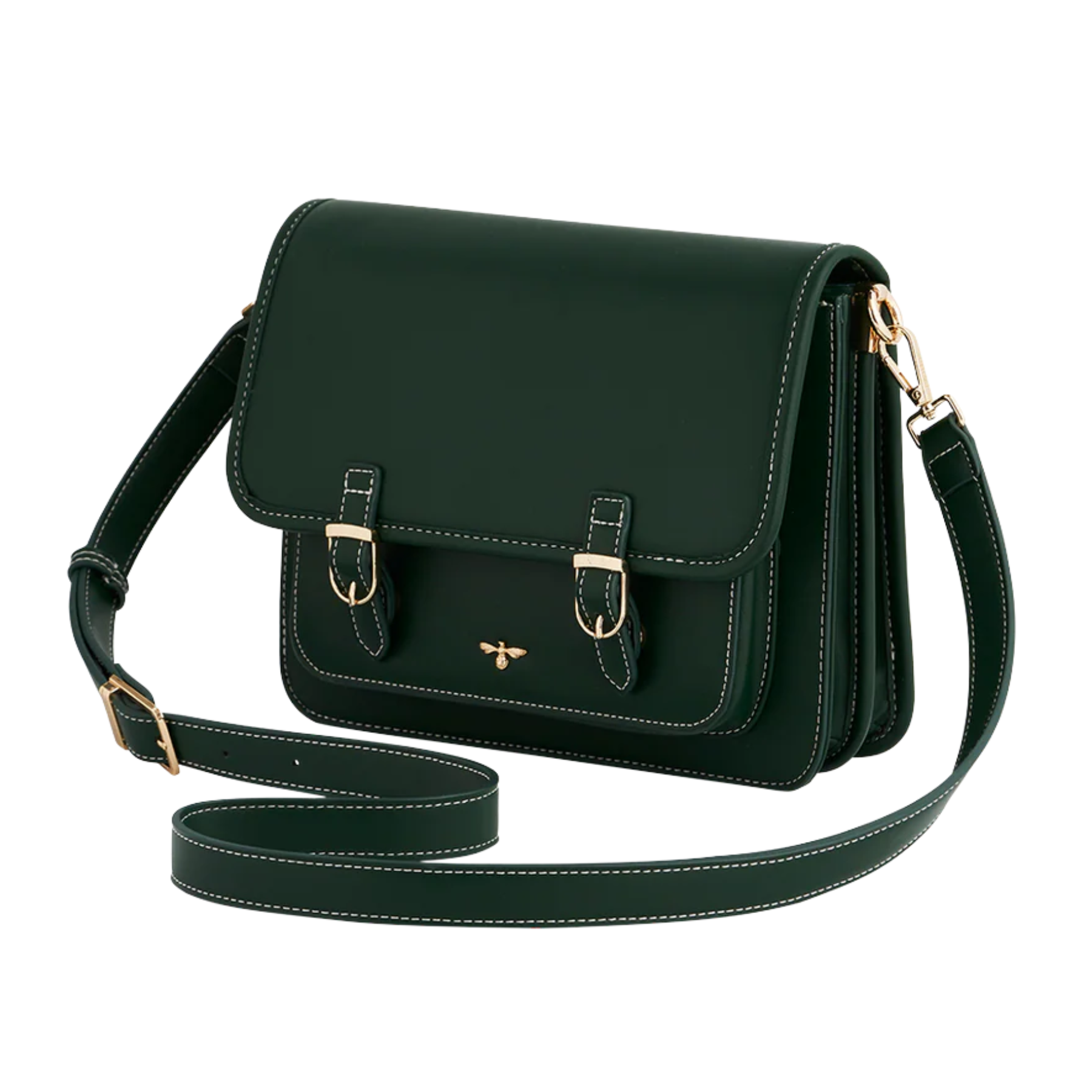 Into the Woods Green Classic Satchel