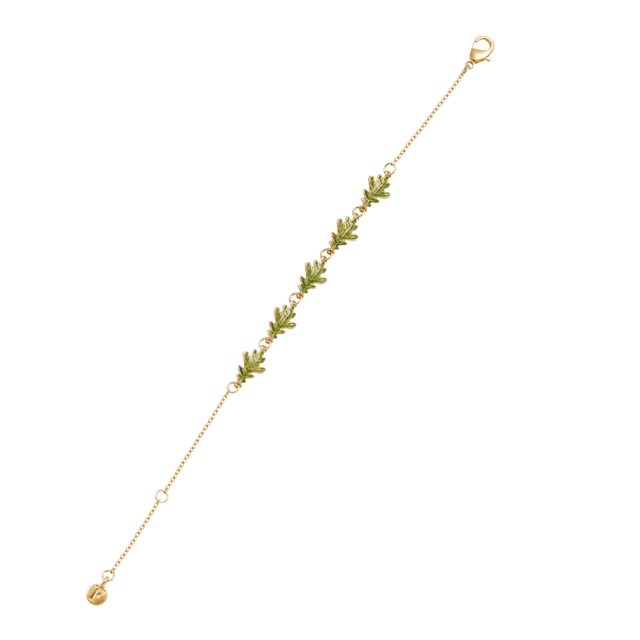 Oak Leaf Gold Bracelet - Fable England