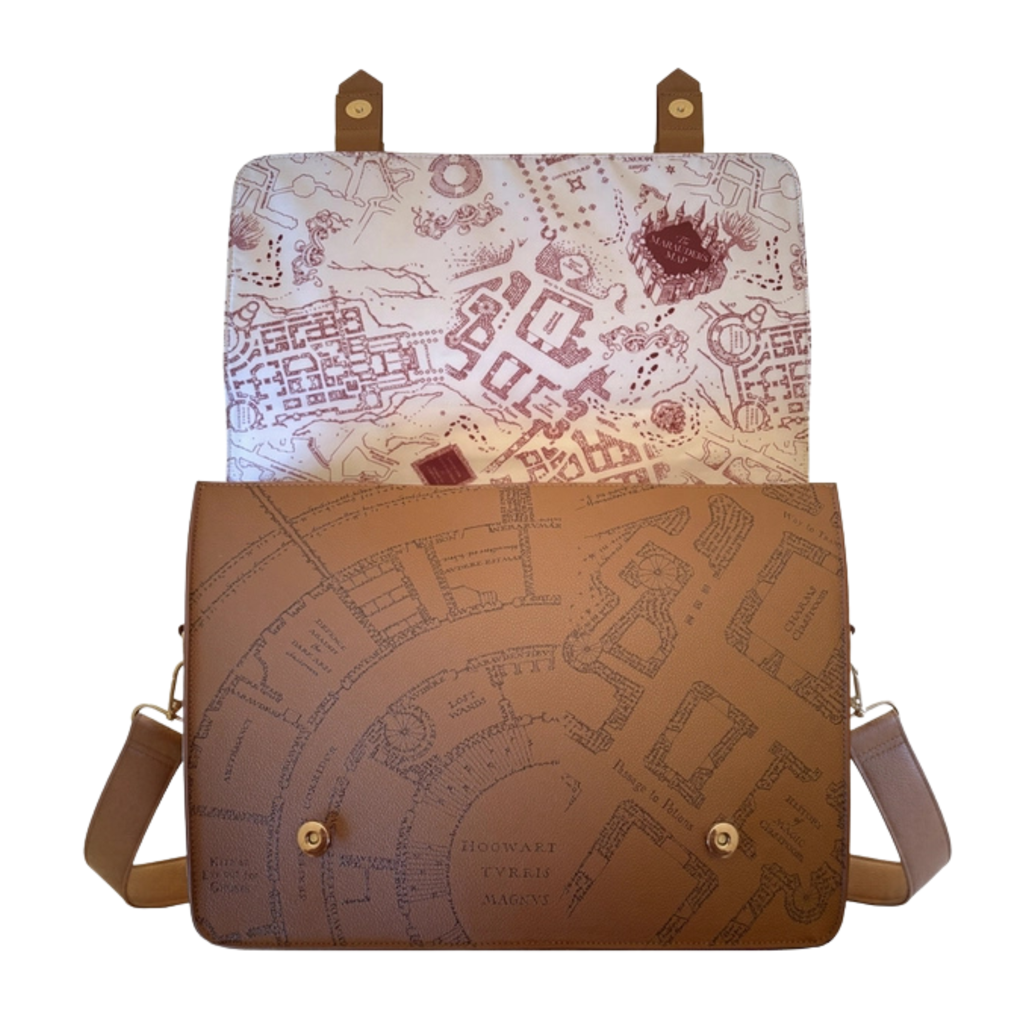 Marauder's Map Messenger Tote Bag