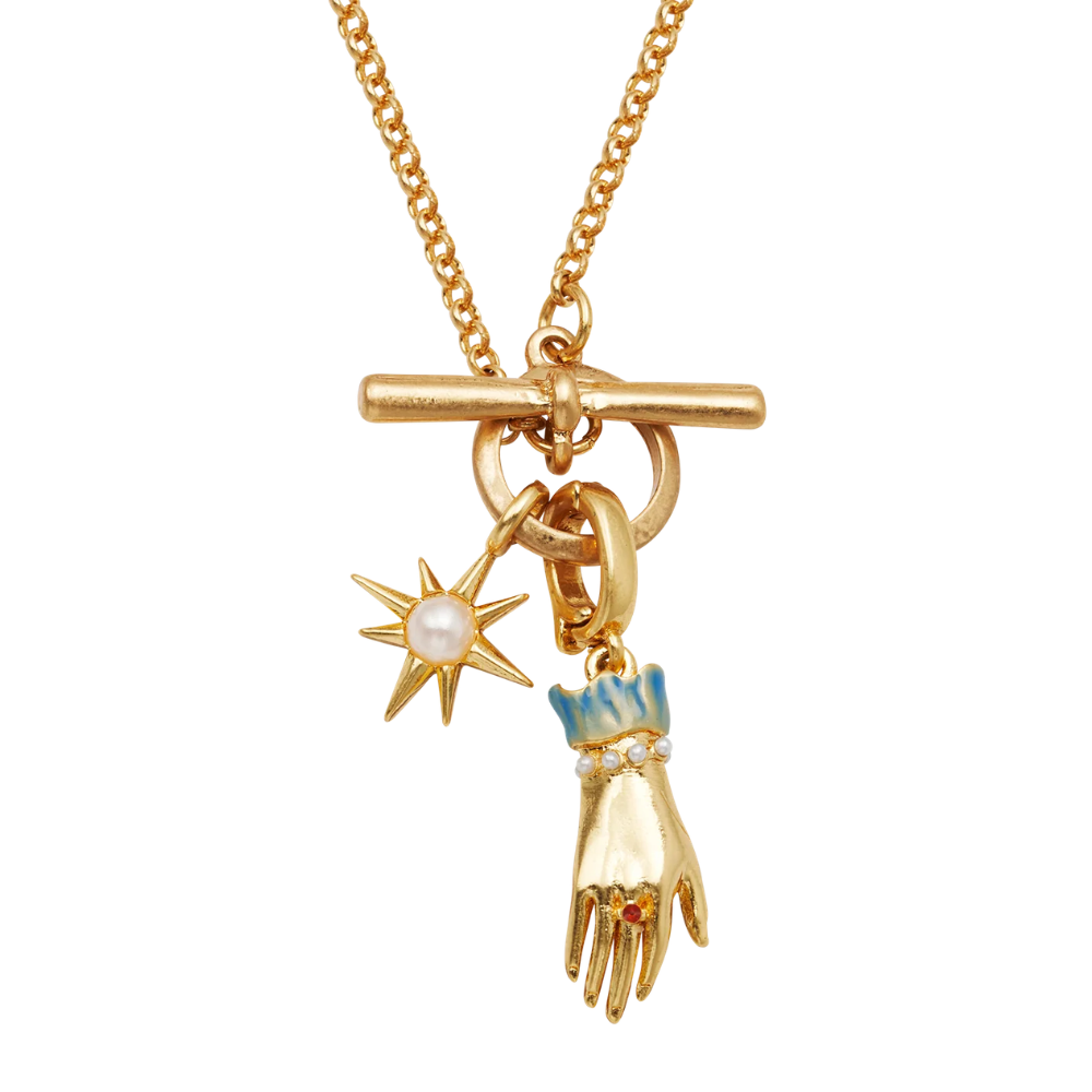 Palm Of Your Hand Pearl Necklace - Fable England