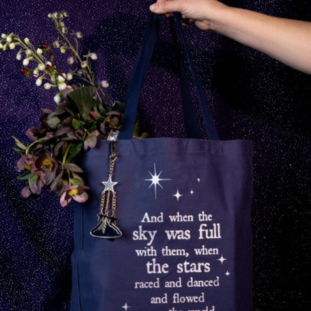 Mountains and Stars Enamel Bag Charm