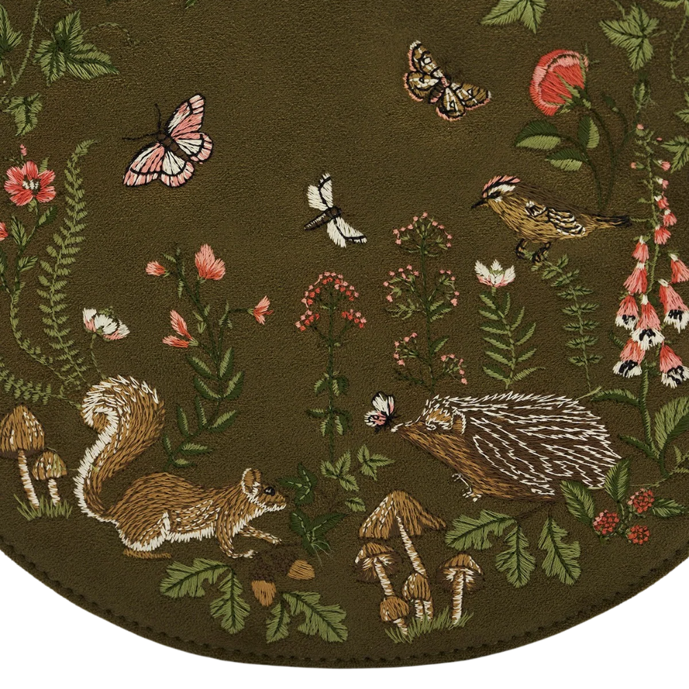 Charlotte Meadow Scene Saddle Bag - Fable England