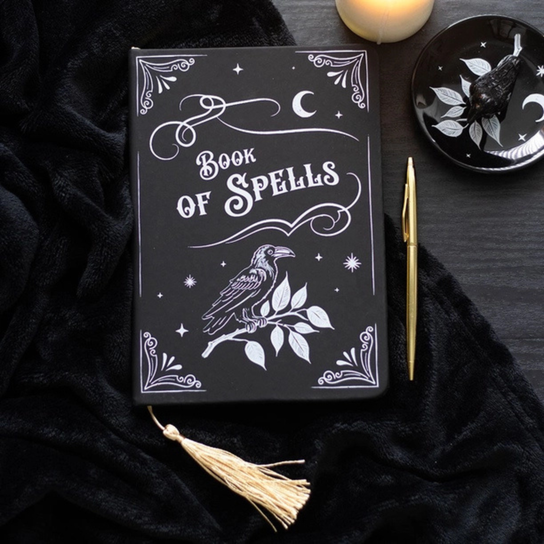 Mystic Raven Book of Spells